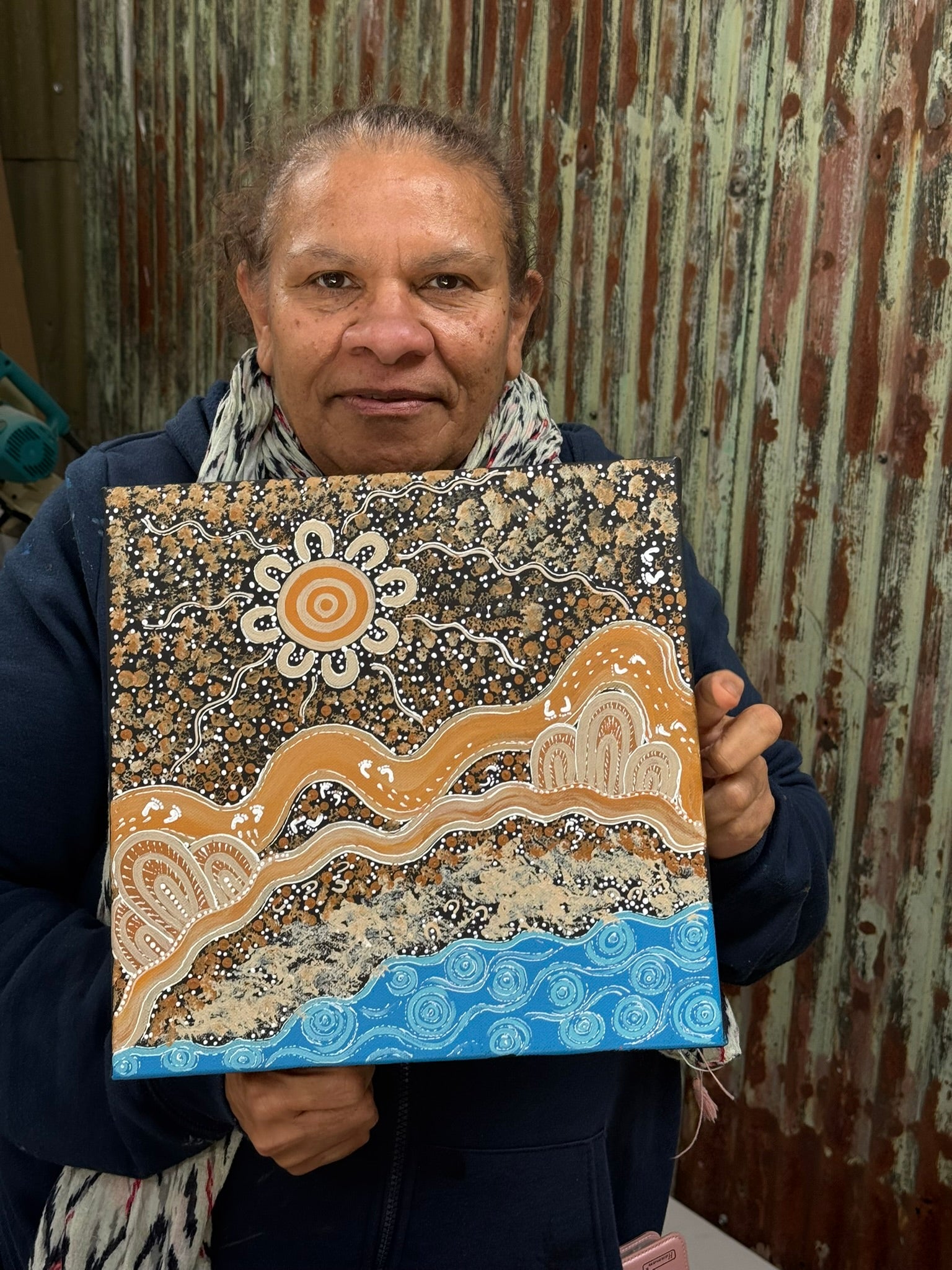 Deidre Burgoyne Rosier - Family Gatherings by the Land and Sea .89-14 *pre-stretched*