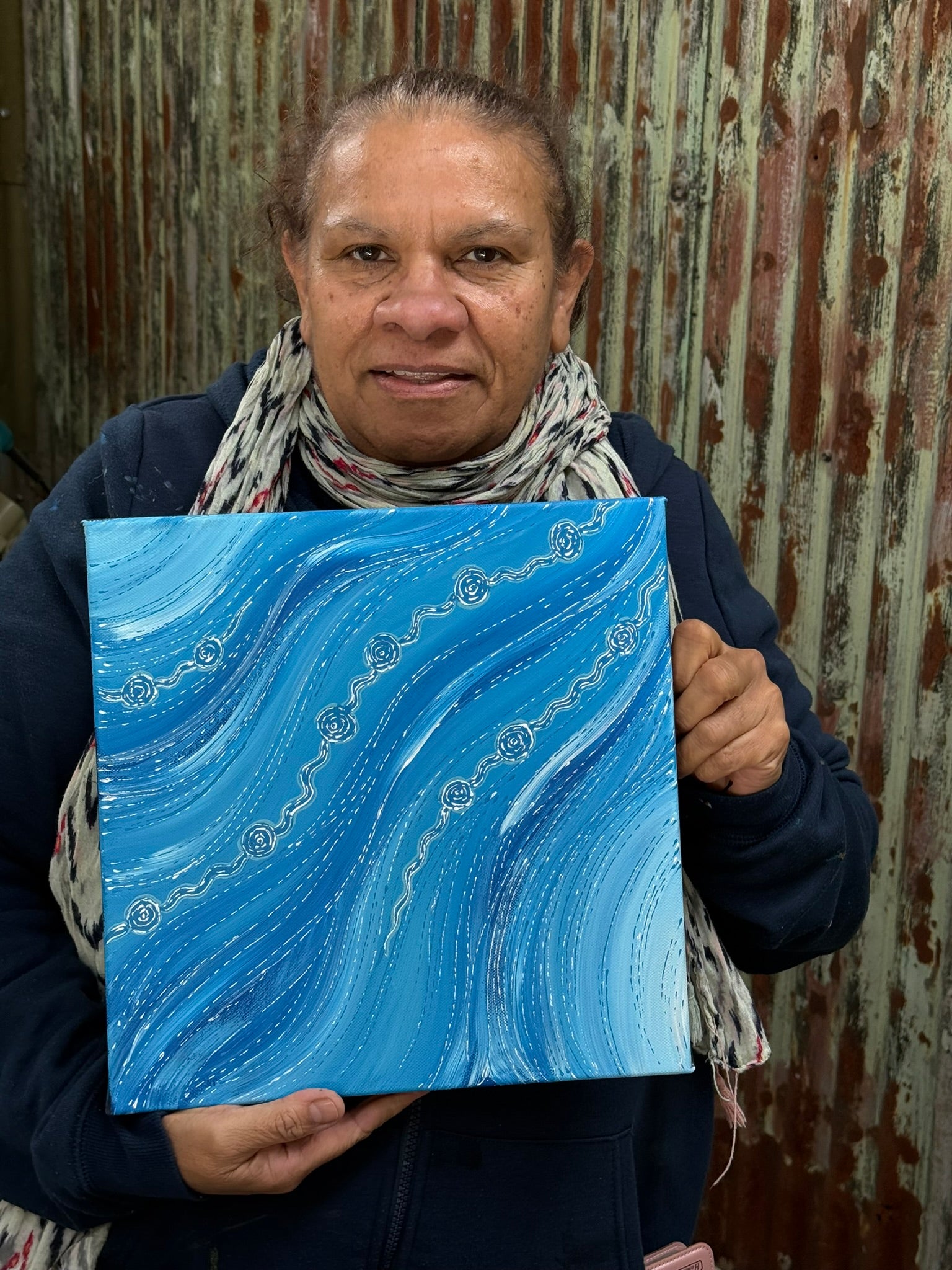 Deidre Burgoyne Rosier - Water Dreamings .89-15 *pre-stretched*