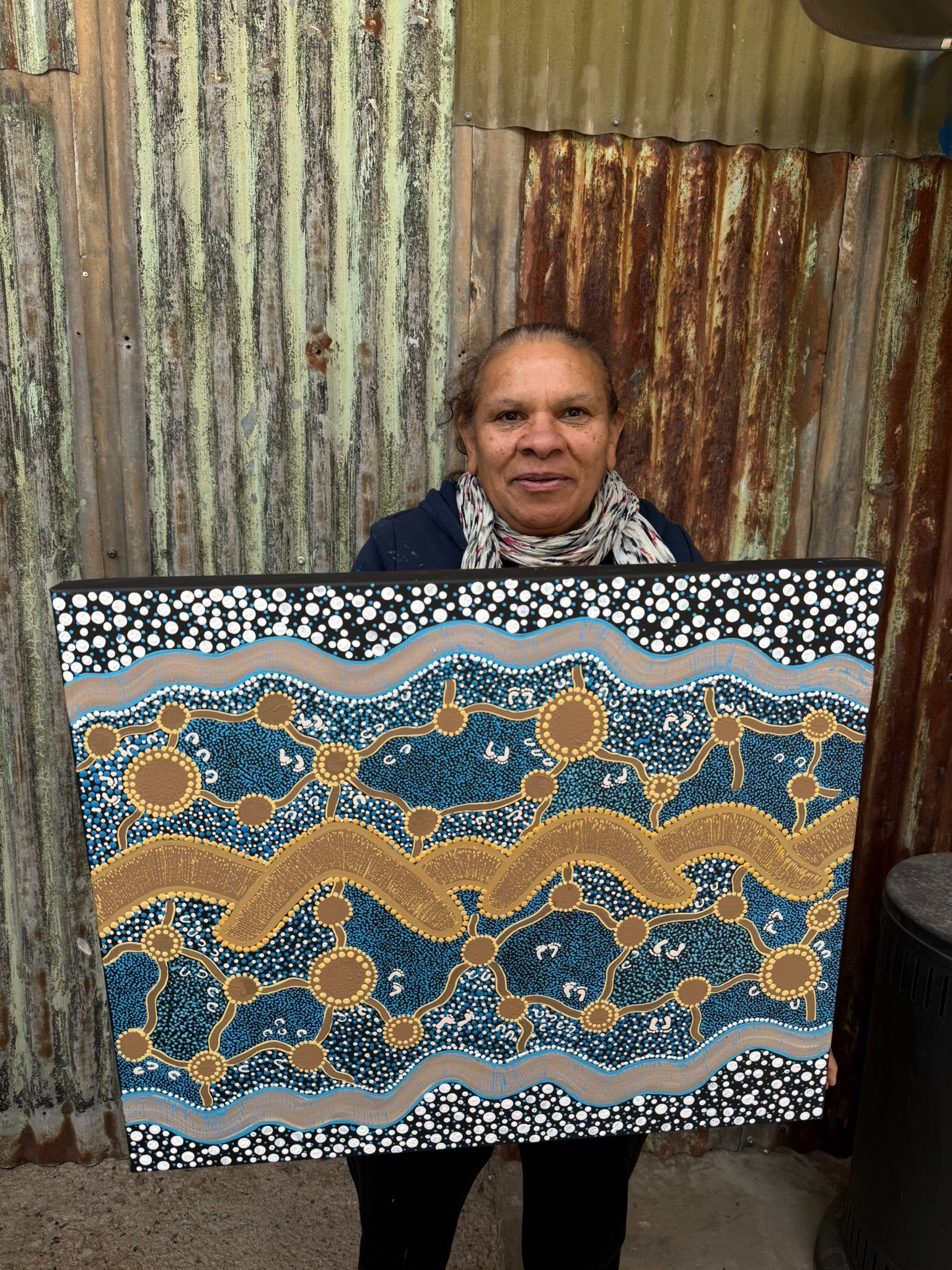 Deidre Burgoyne Rosier - Travels to the Sea and Lands .89-22 *pre-stretched*