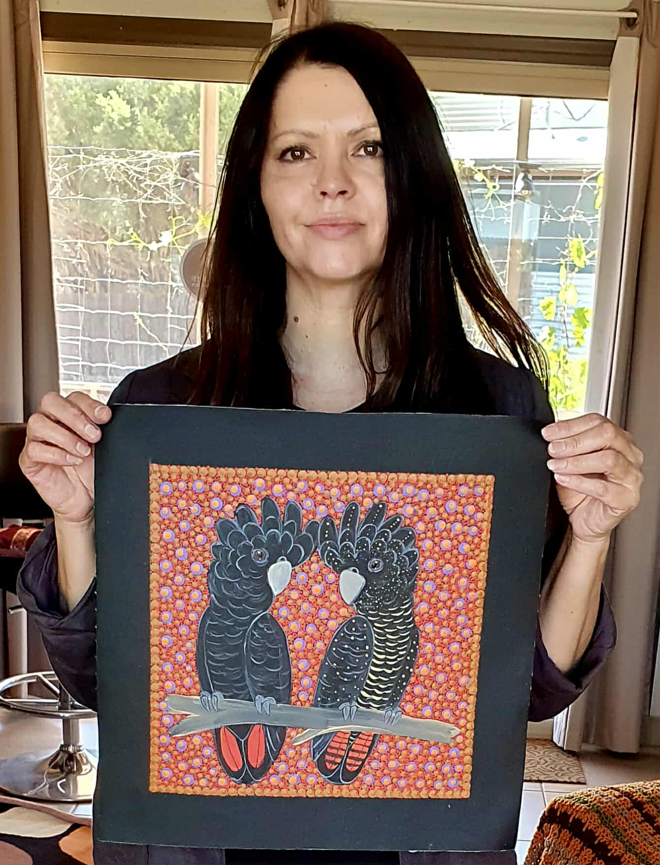 Kathleen Buzzacott - Redtail Black Cockatoos .93-6