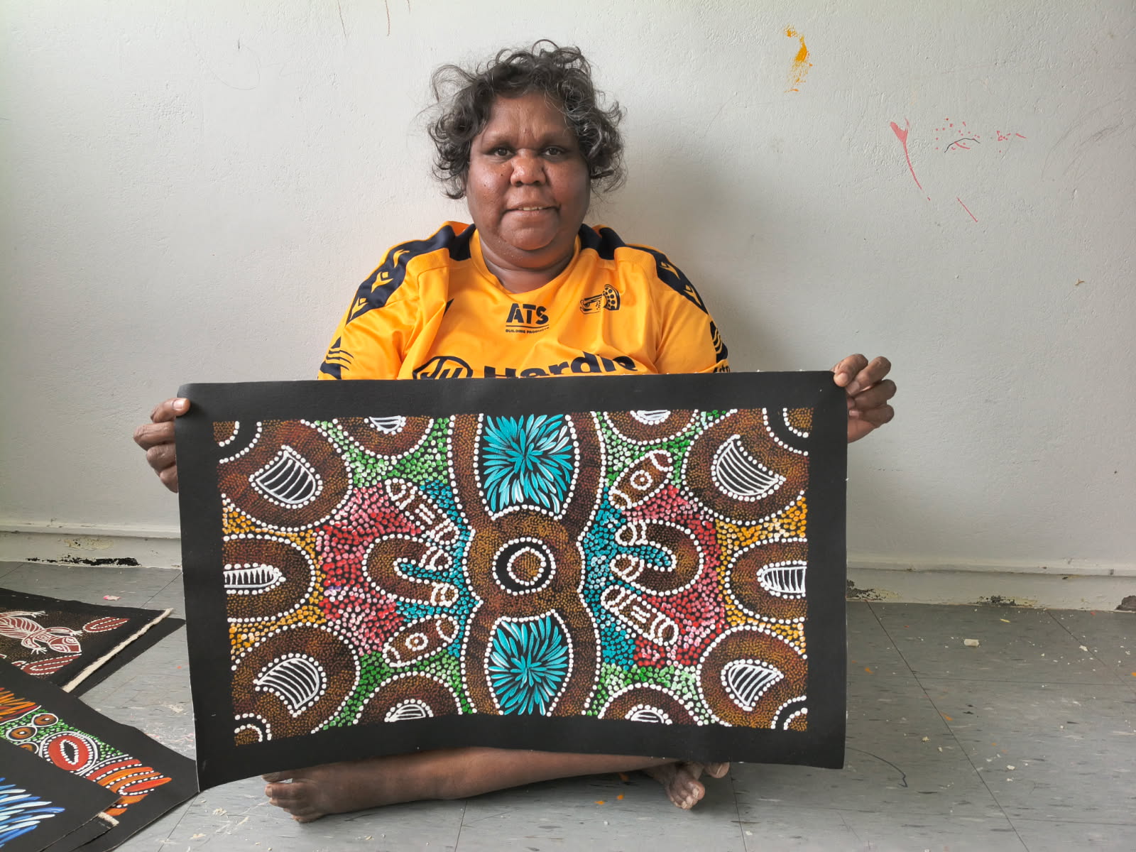 Sharon Numina - Thorny Lizard Body Painting .95-15