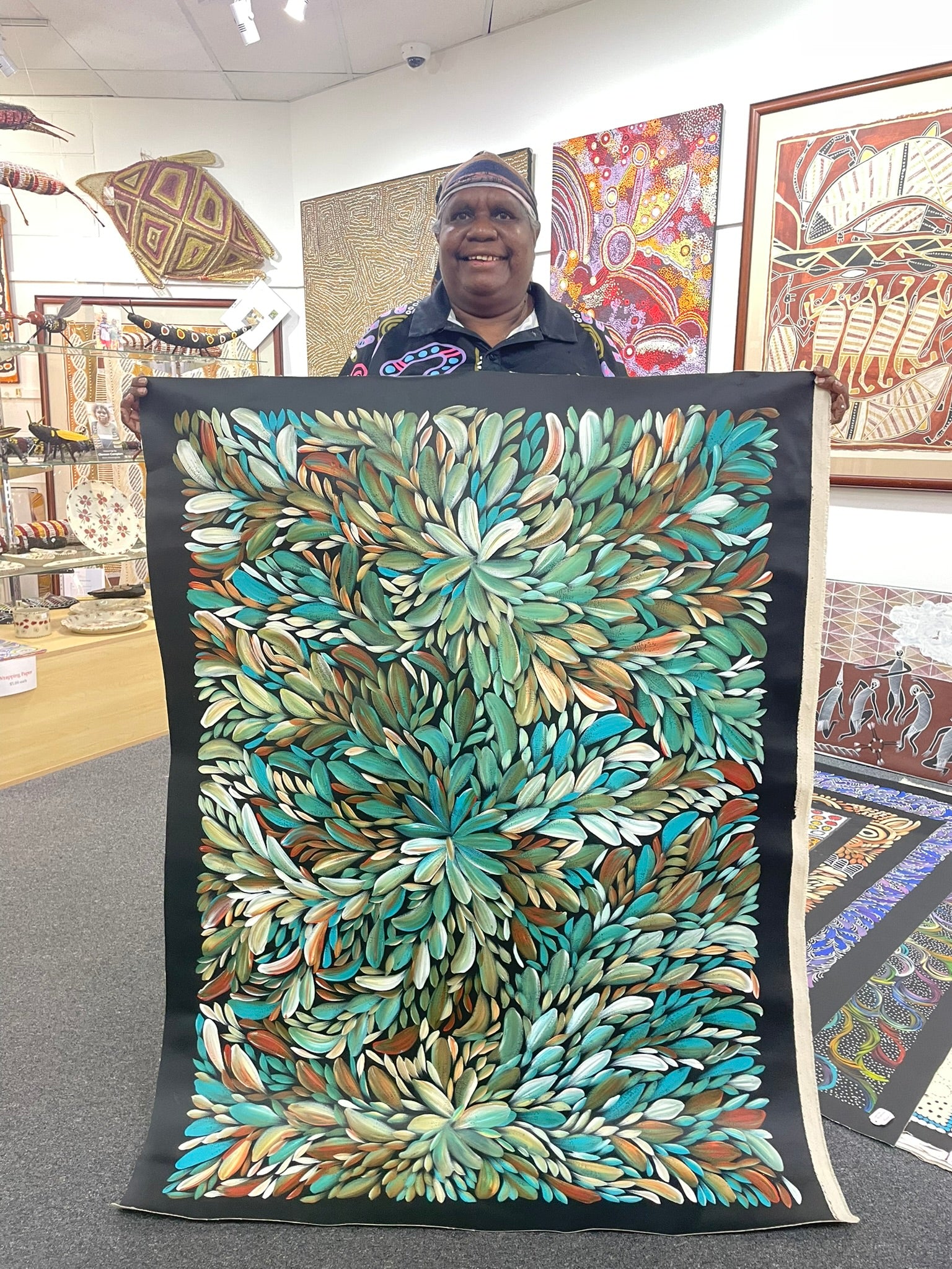 Louise Numina Napananka - Bush Medicine Leaves .16-1