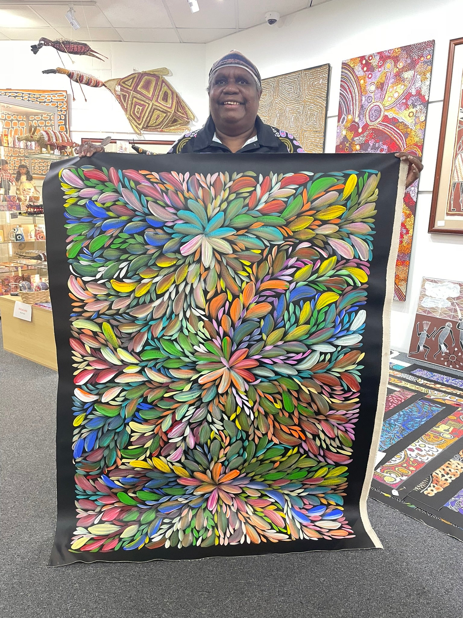 Louise Numina Napananka - Bush Medicine Leaves .16-2