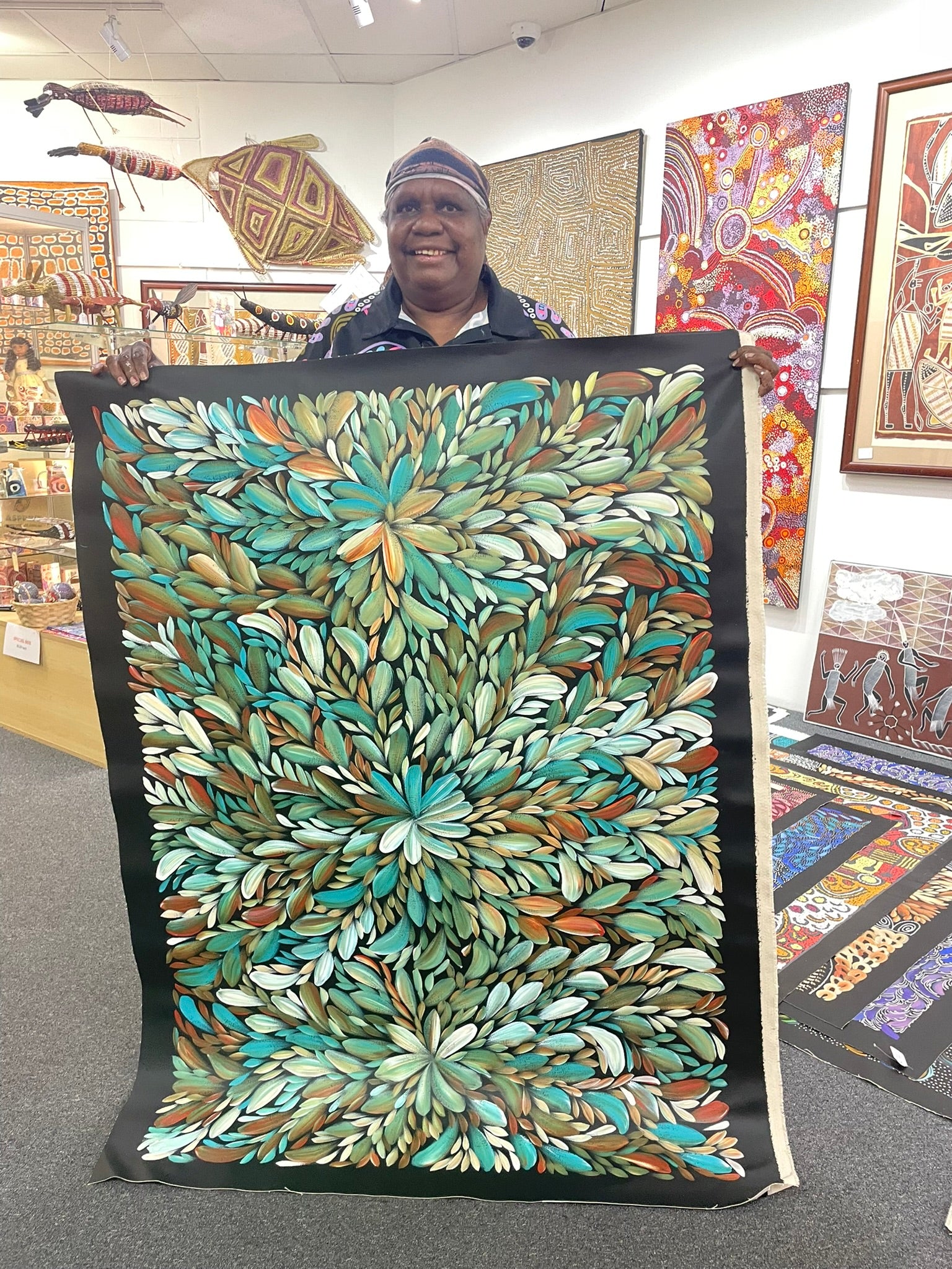 Louise Numina Napananka - Bush Medicine Leaves .16-3