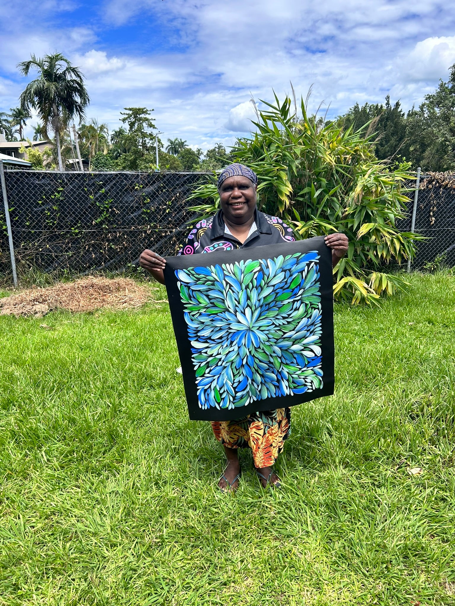 Louise Numina Napananka - Bush Medicine Leaves .16-54