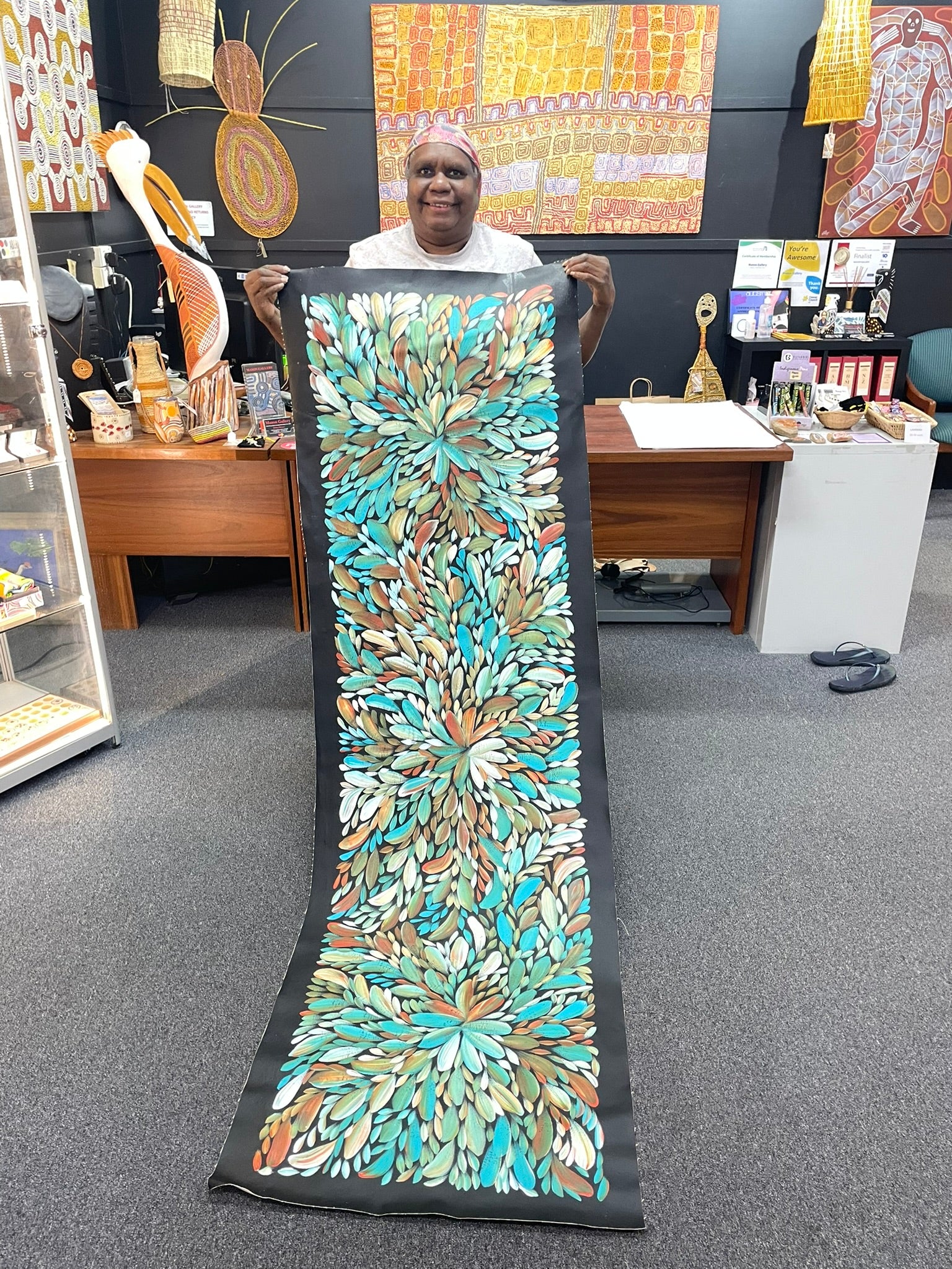 Louise Numina Napananka - Bush Medicine Leaves .16-73