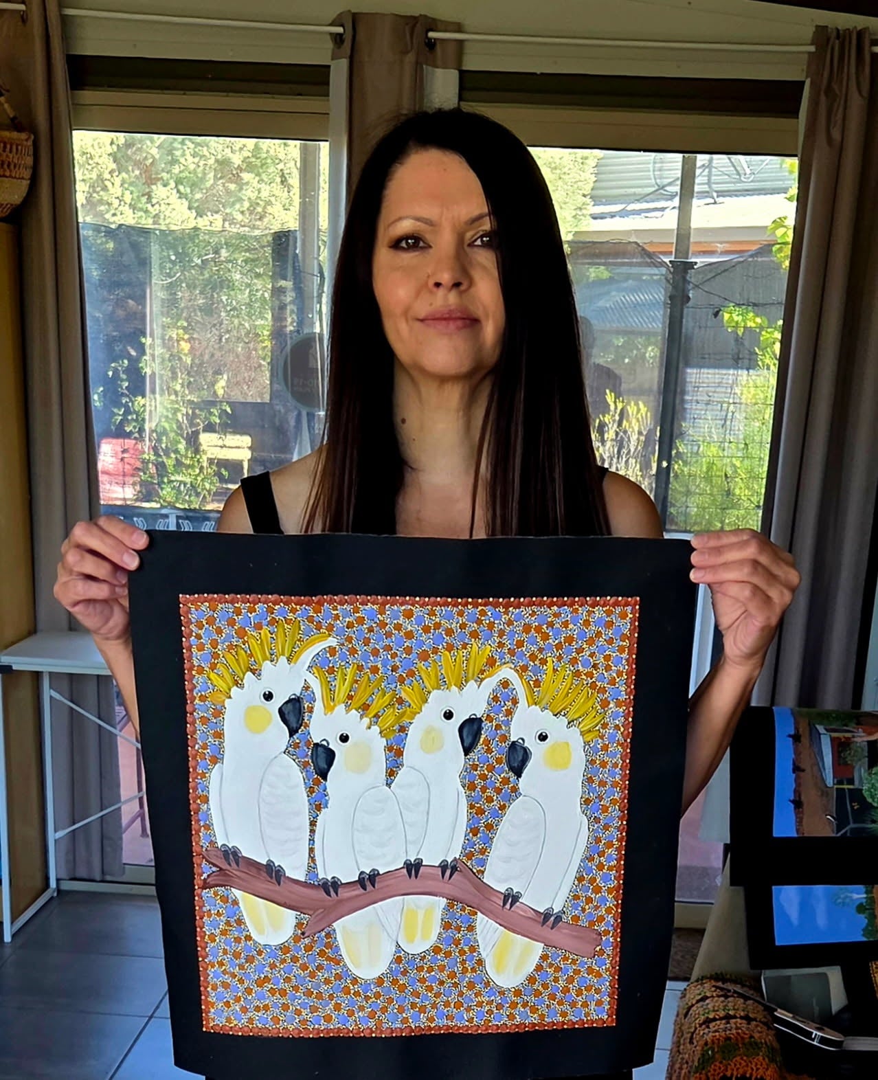 Kathleen Buzzacott - Sulphur Crested Cockatoos .17-11