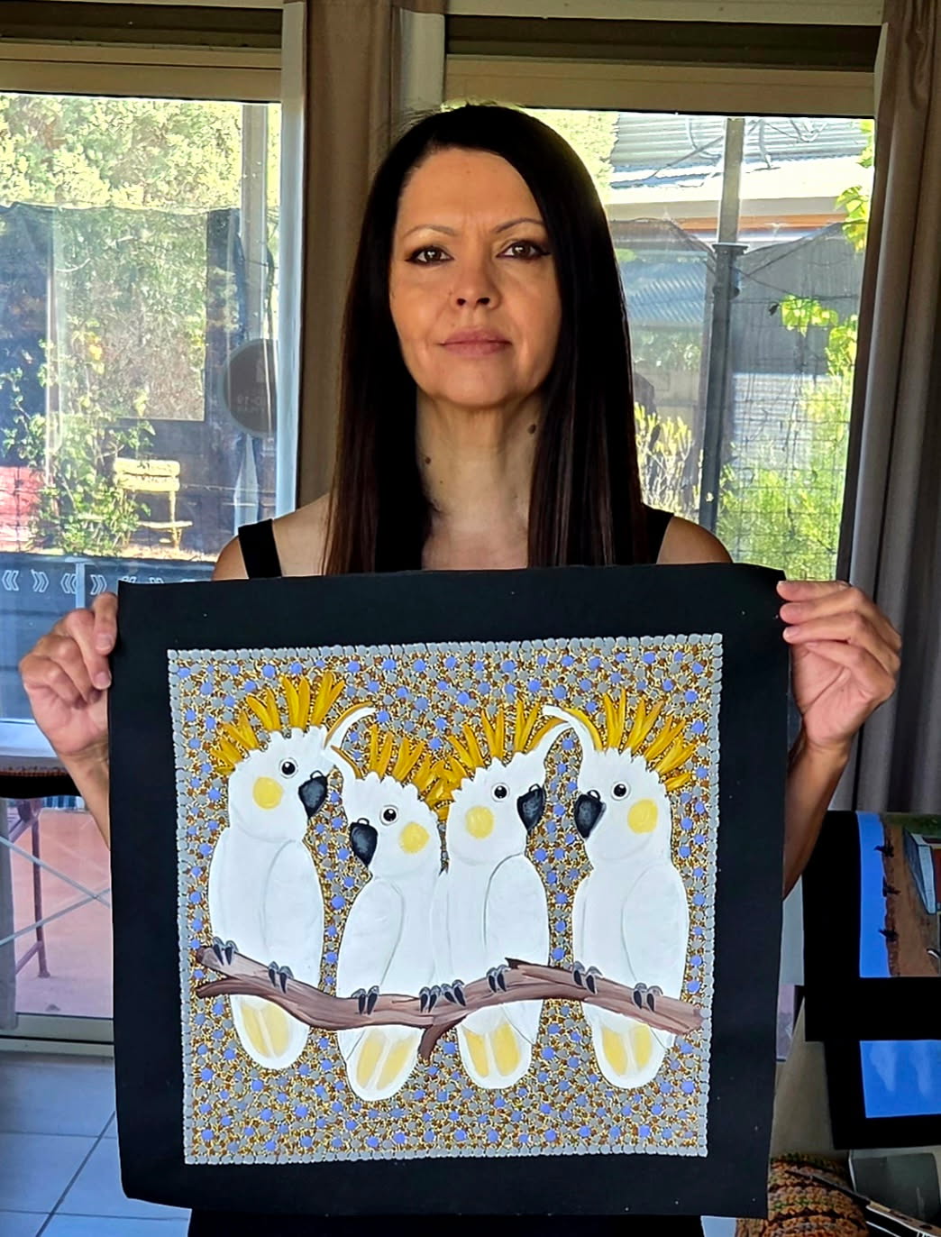 Kathleen Buzzacott - Sulphur Crested Cockatoos .17-12