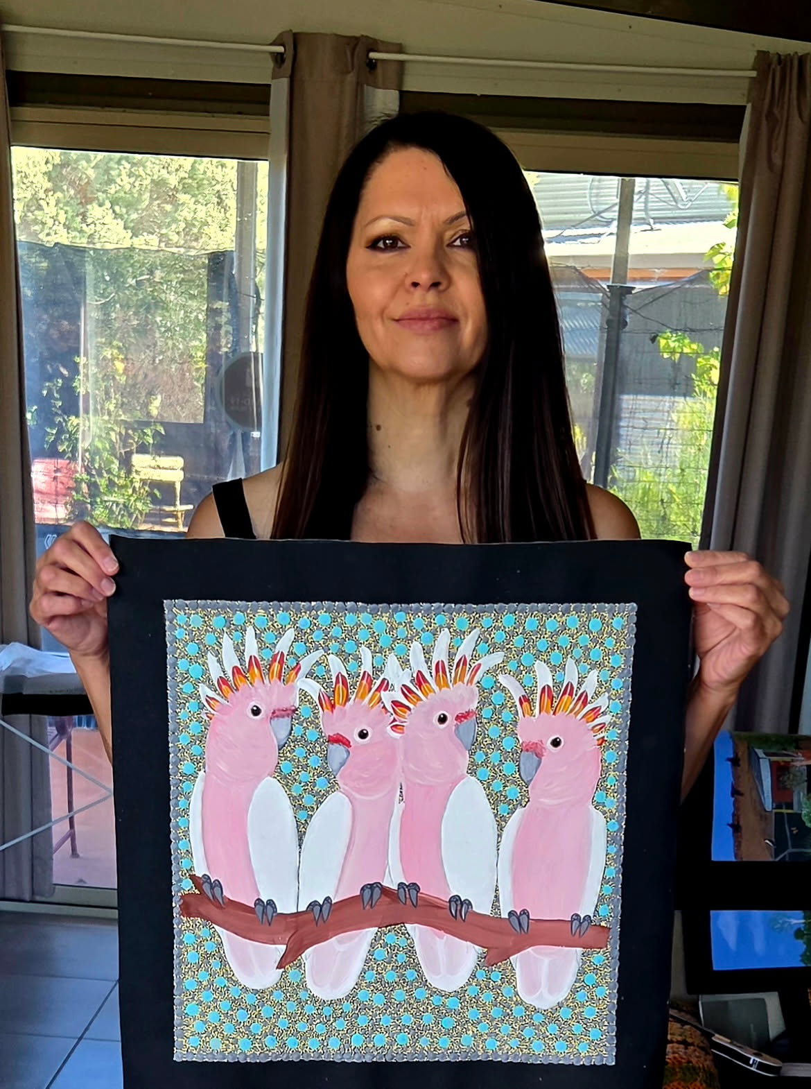 Kathleen Buzzacott - Major Mitchell's Cockatoos  .17-13