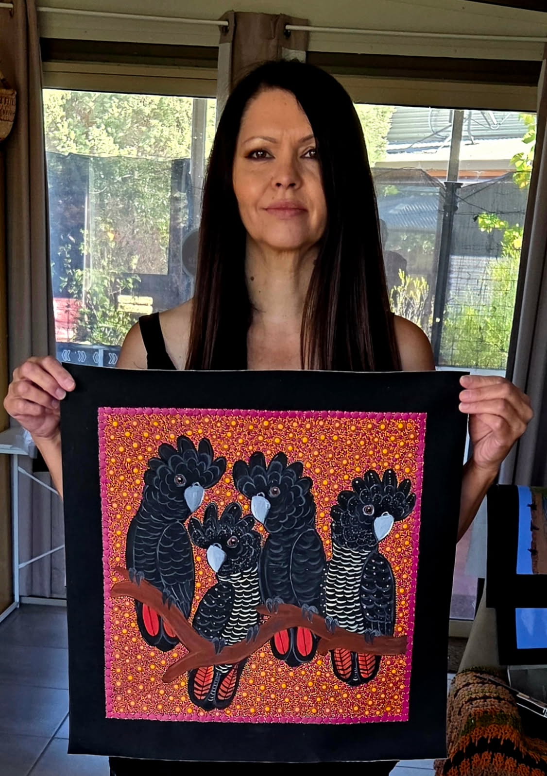 Kathleen Buzzacott - Redtail Black Cockatoos .17-14