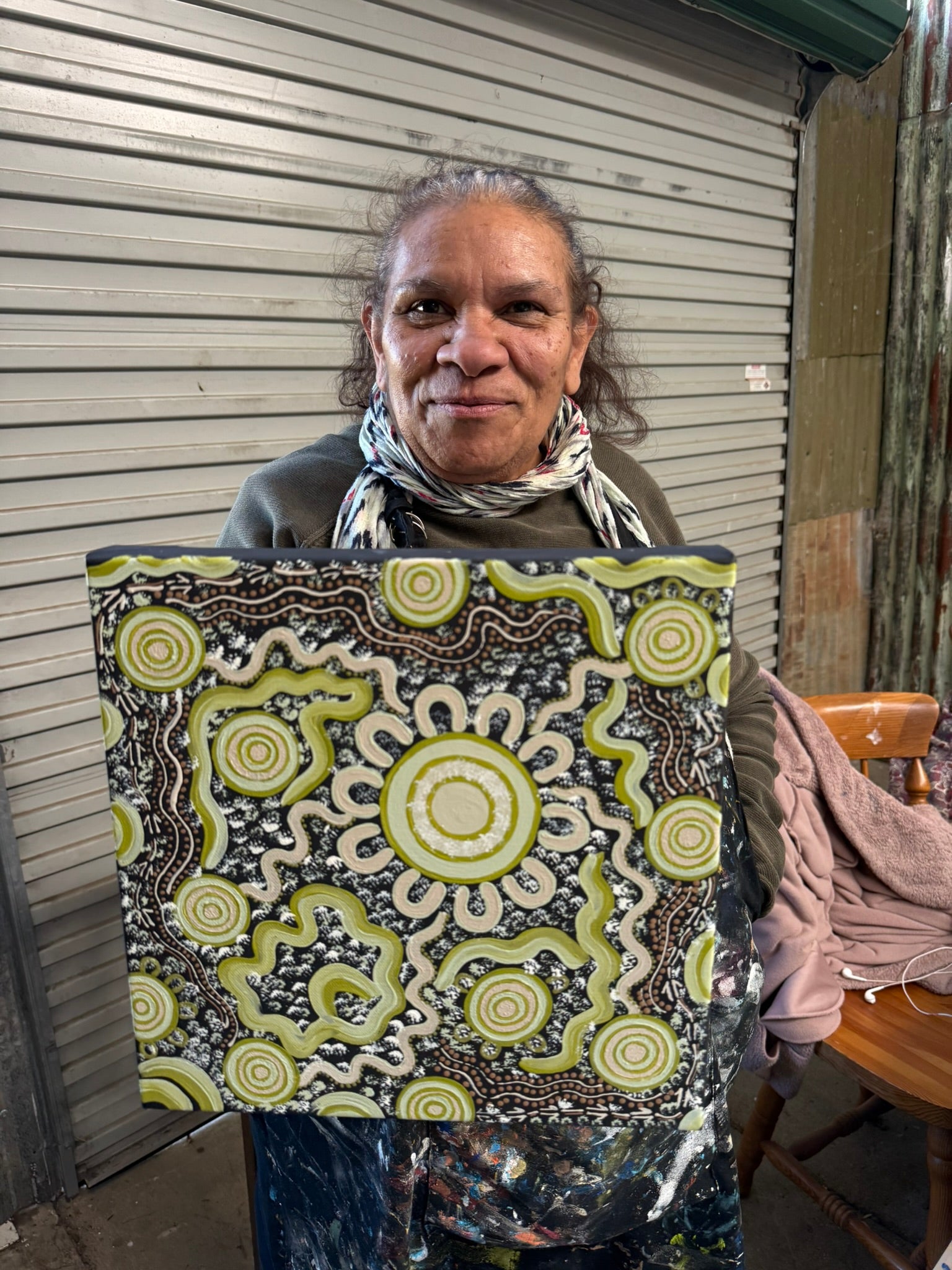 Deidre Burgoyne Rosier - Gathering on the Lands *pre-stretched* .18-1