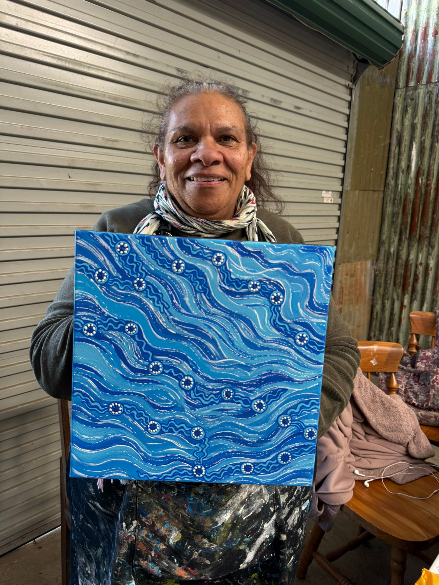 Deidre Burgoyne Rosier - Water Dreamings *pre-stretched* .18-2