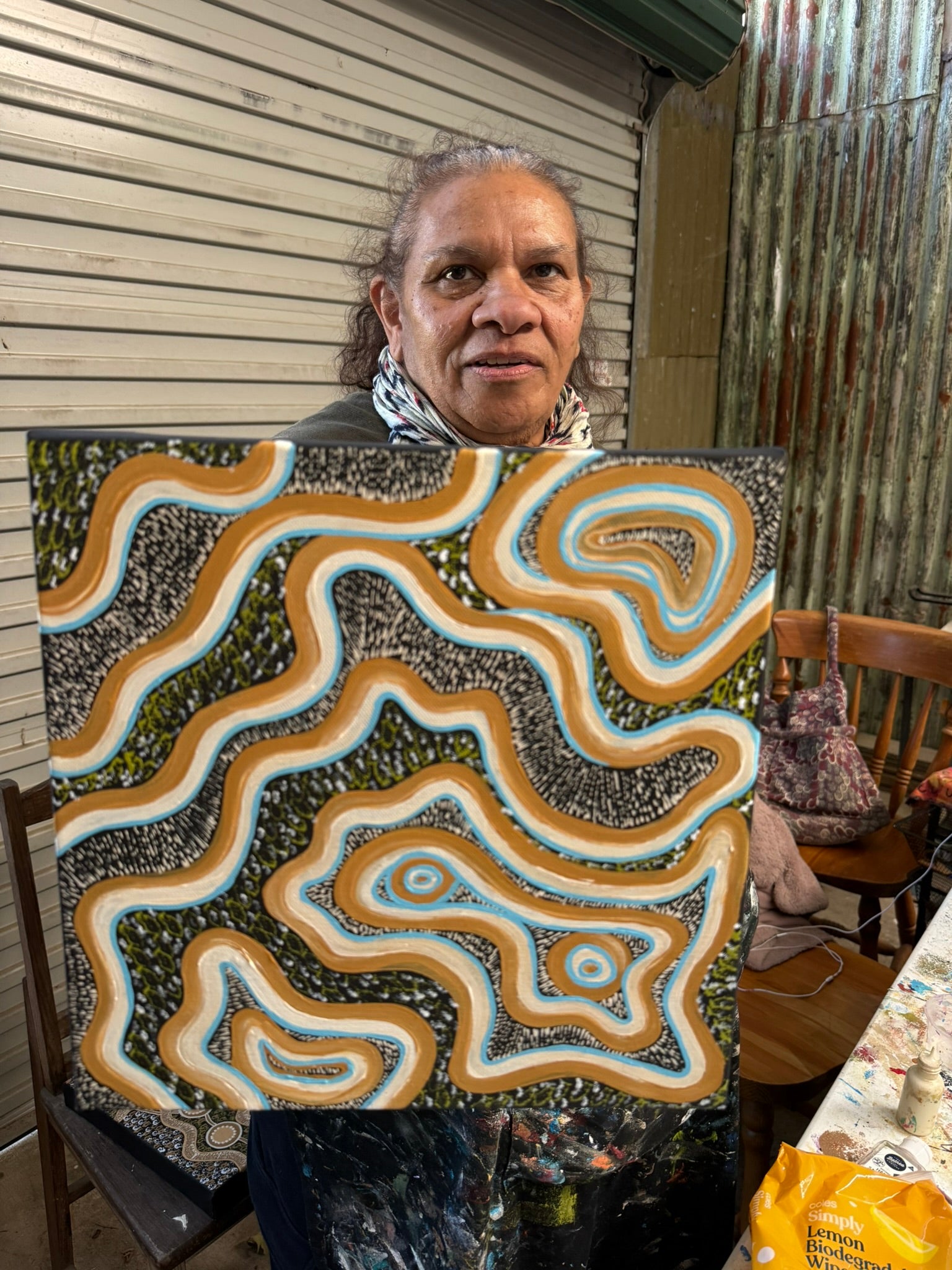 Deidre Burgoyne Rosier - Country, Lands and Waters *pre-stretched* .18-4