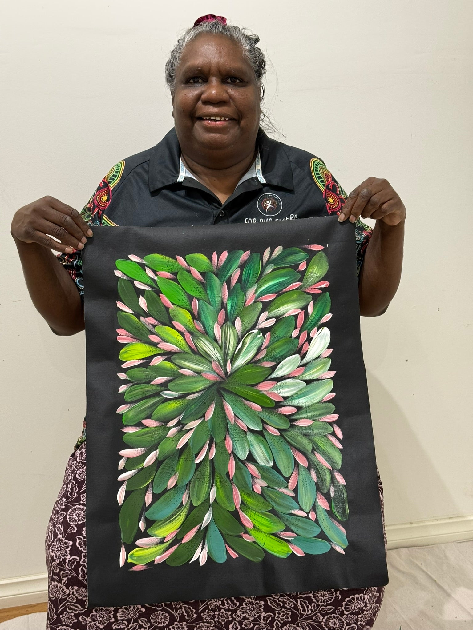Louise Numina Napananka - Bush Medicine Leaves  .22-1