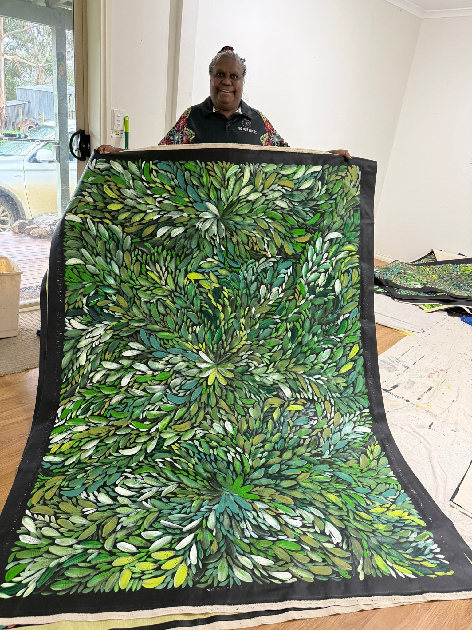 Louise Numina Napananka - Bush Medicine Leaves .22-19