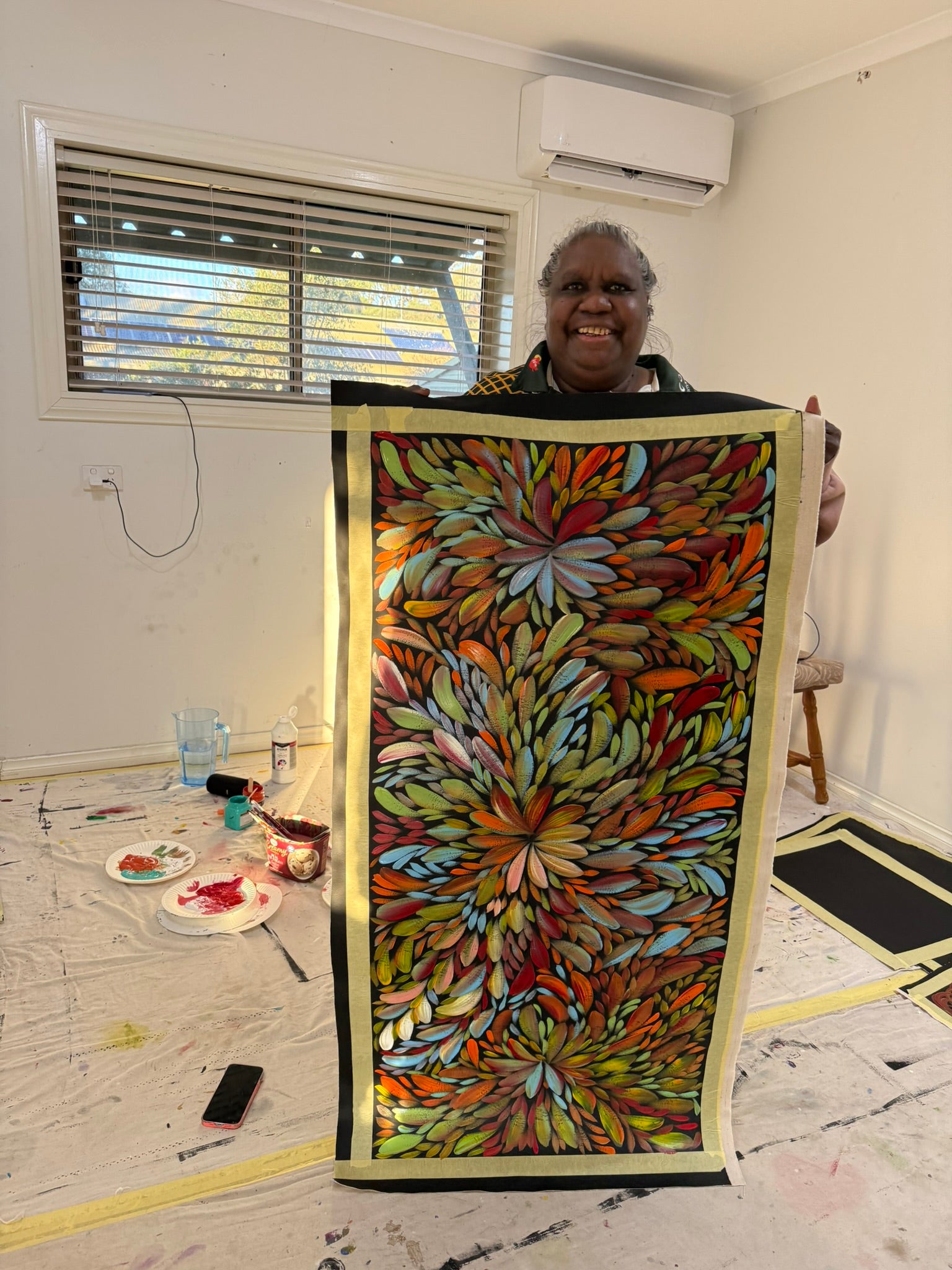 Louise Numina Napananka - Bush Medicine Leaves .31-16