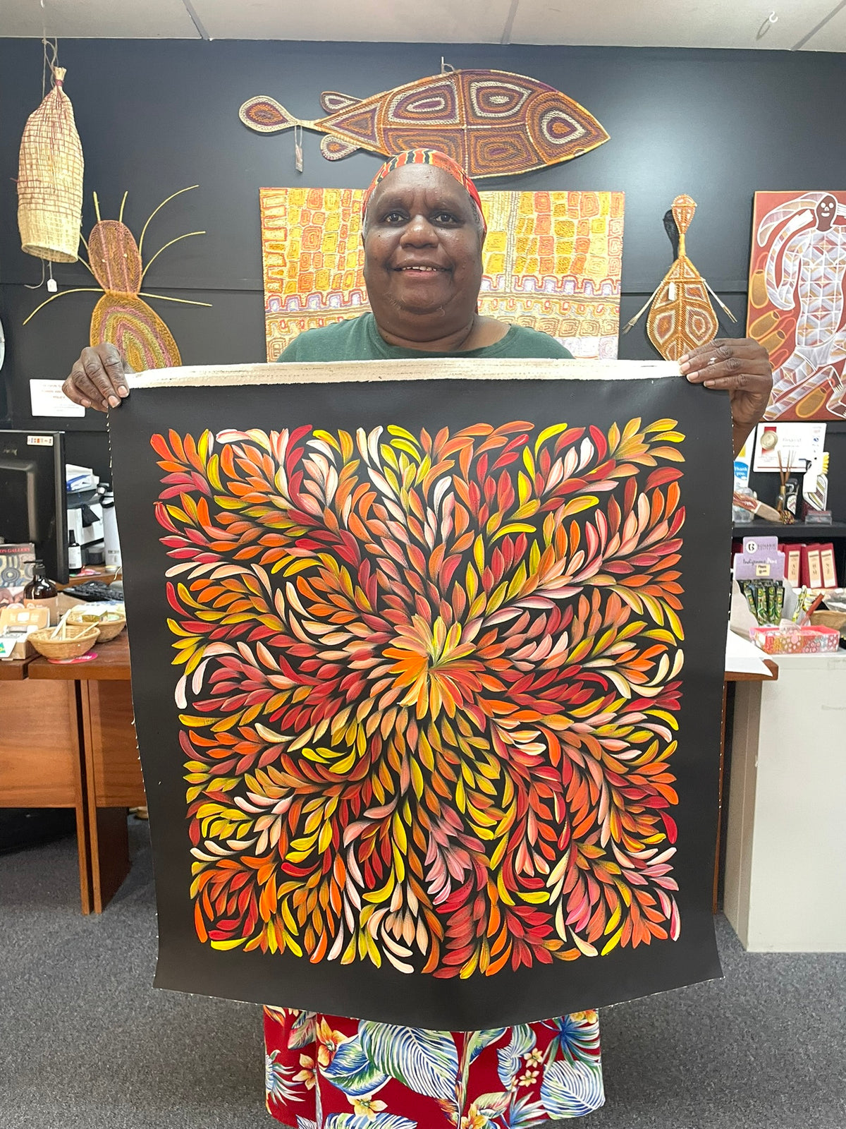 Louise Numina Napananka - Bush Medicine Leaves .36-13