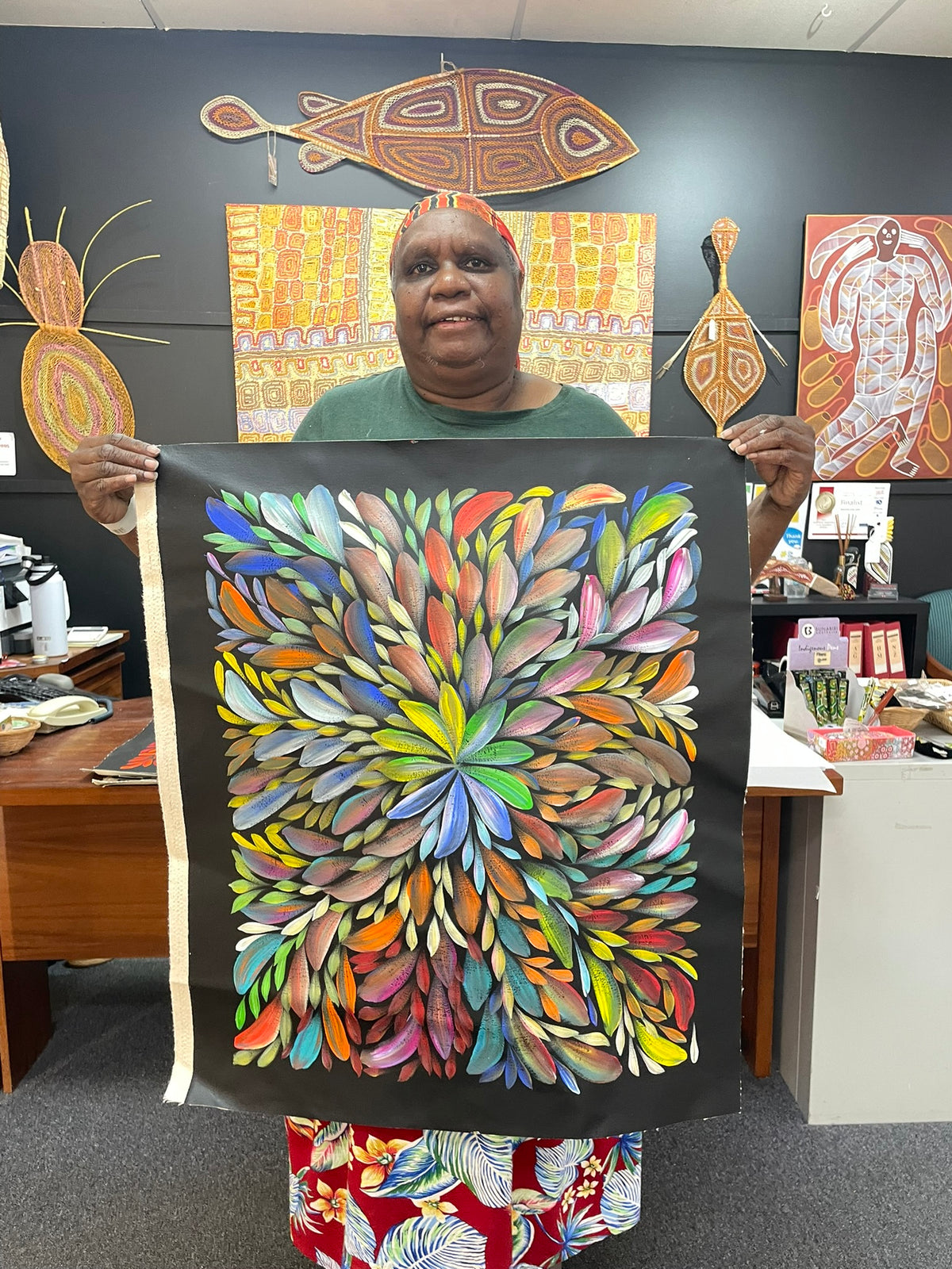 Louise Numina Napananka - Bush Medicine Leaves .36-14