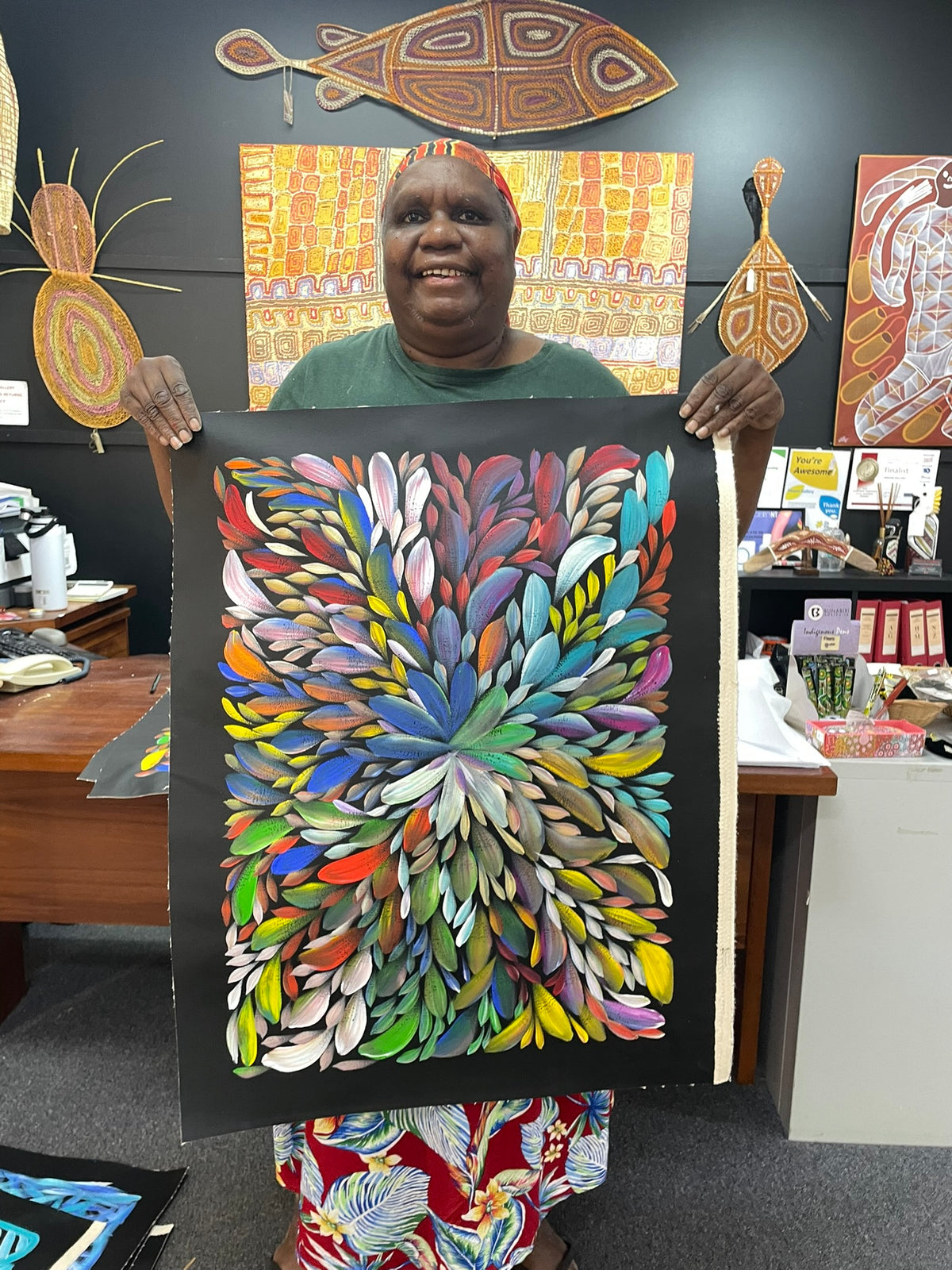 Louise Numina Napananka - Bush Medicine Leaves .36-27
