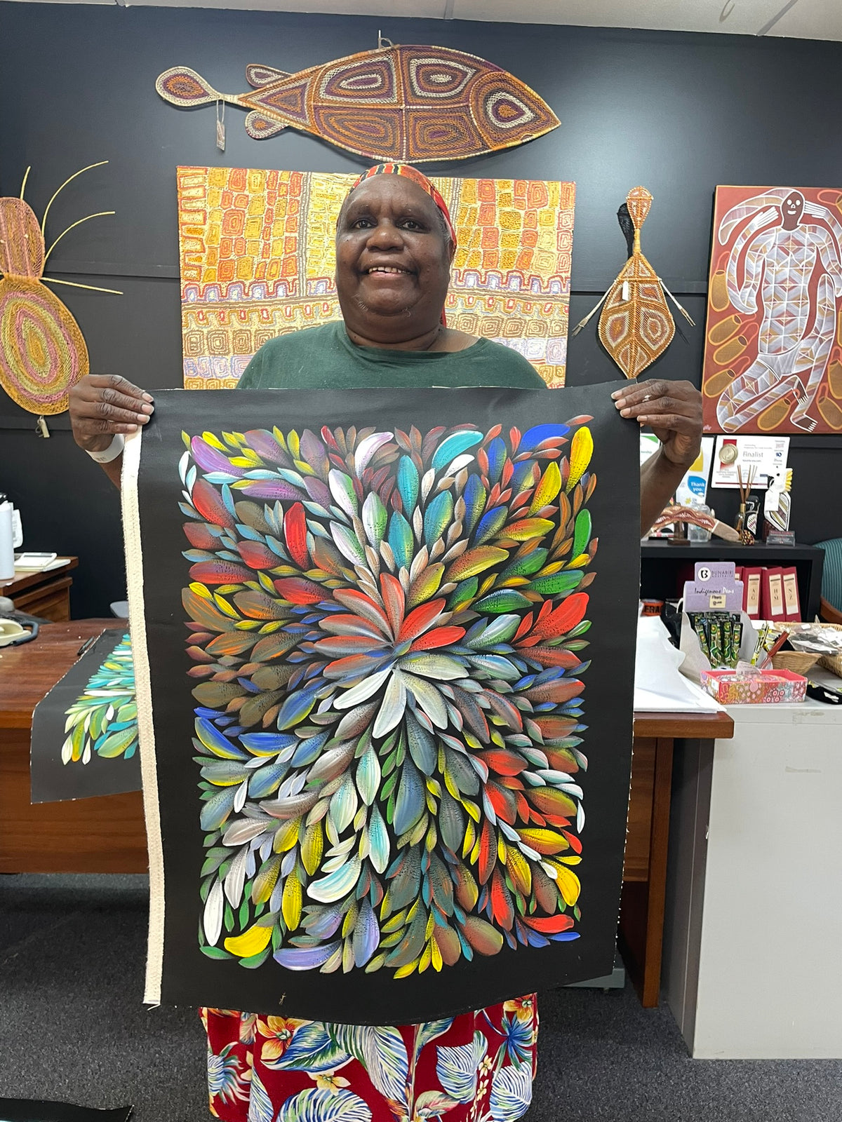 Louise Numina Napananka - Bush Medicine Leaves .36-28