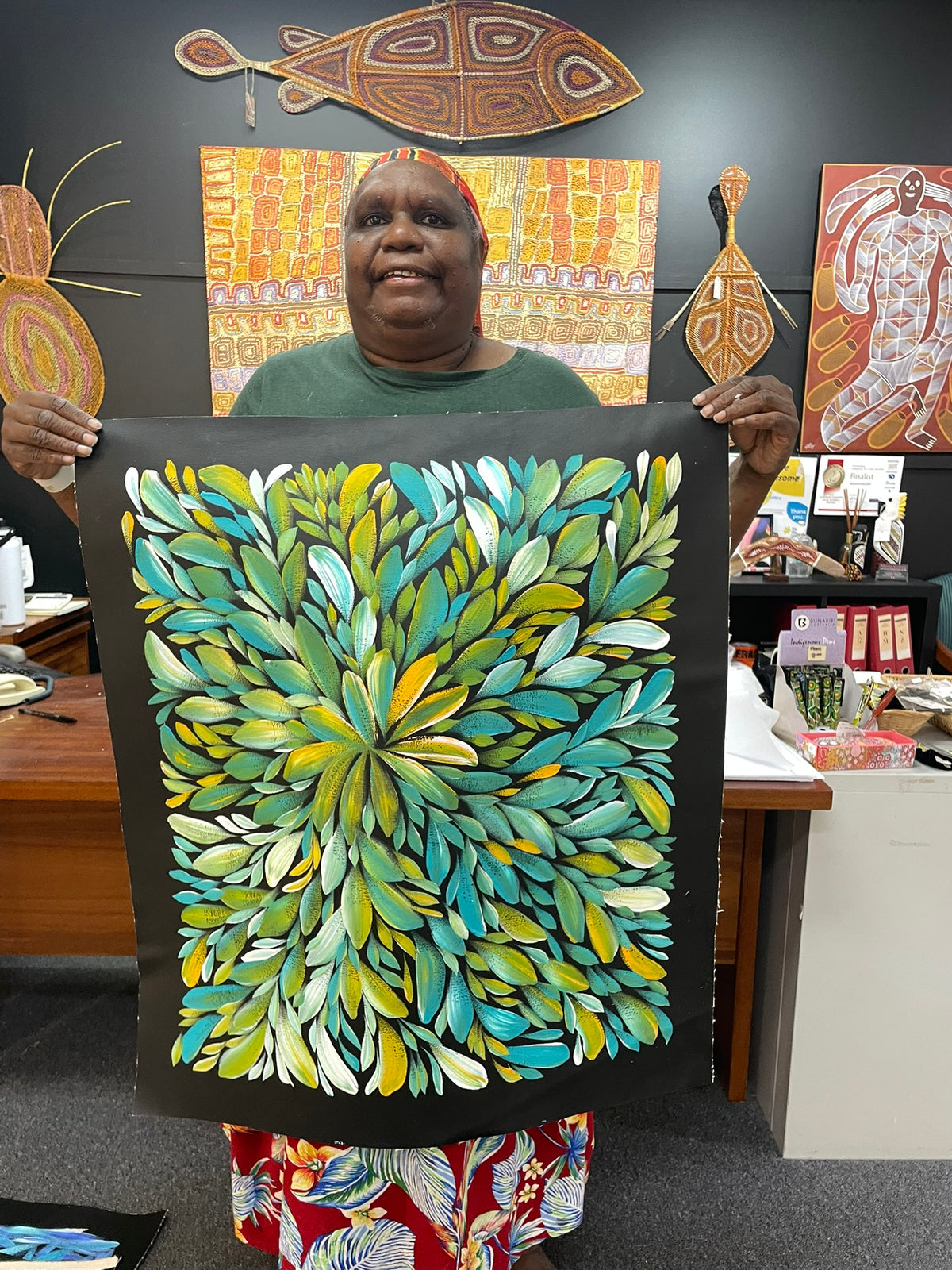 Louise Numina Napananka - Bush Medicine Leaves .36-29