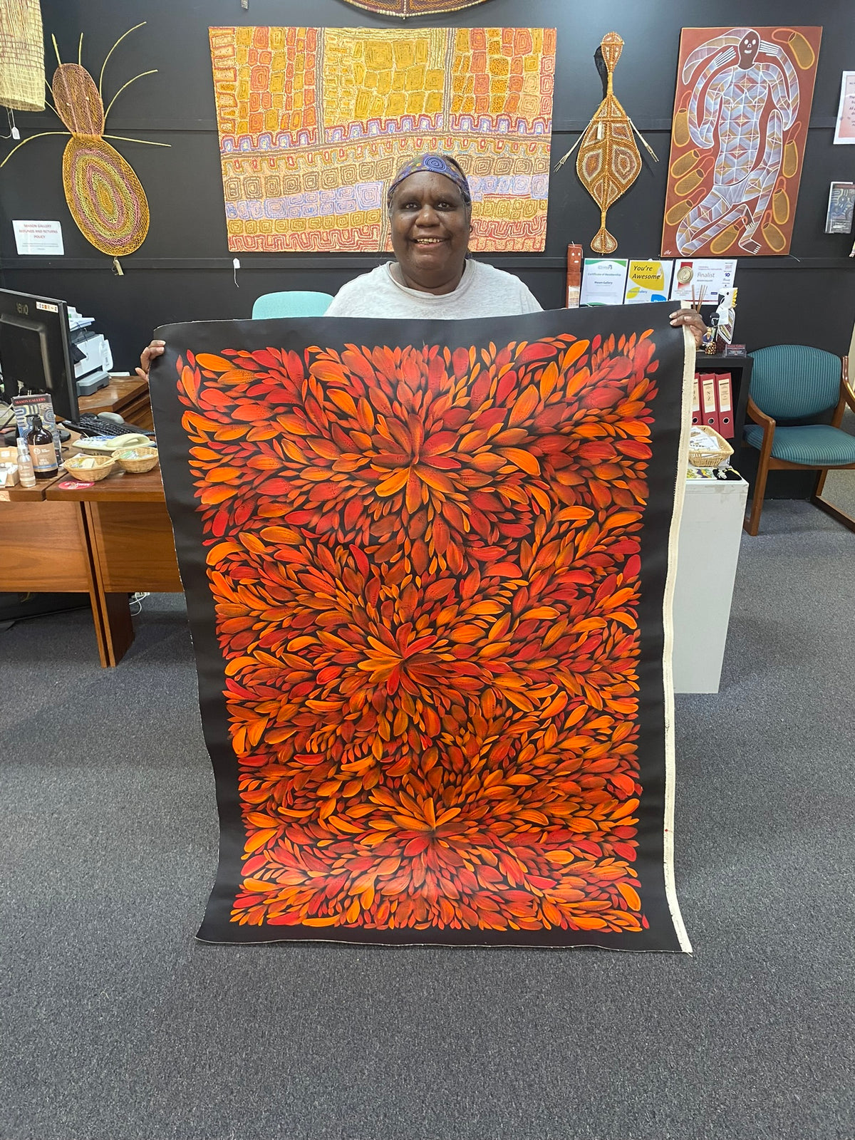 Louise Numina Napananka - Bush Medicine Leaves .36-4