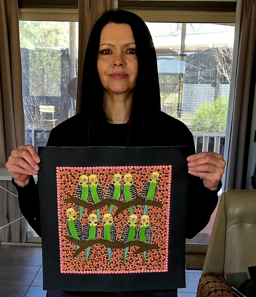Kathleen Buzzacott - Budgies .41-1