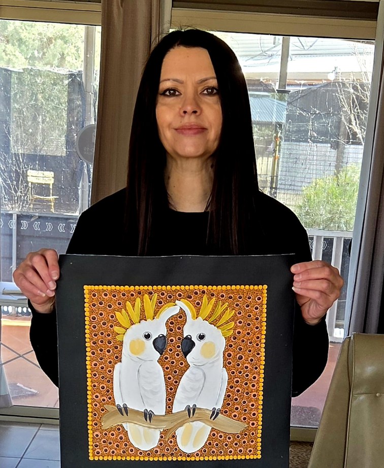 Kathleen Buzzacott - Sulphur Crested Cockatoos  .41-6