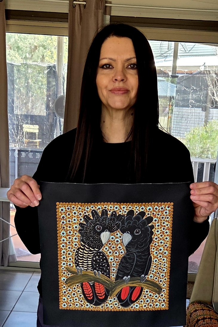 Kathleen Buzzacott - Redtail Black Cockatoos .41-8
