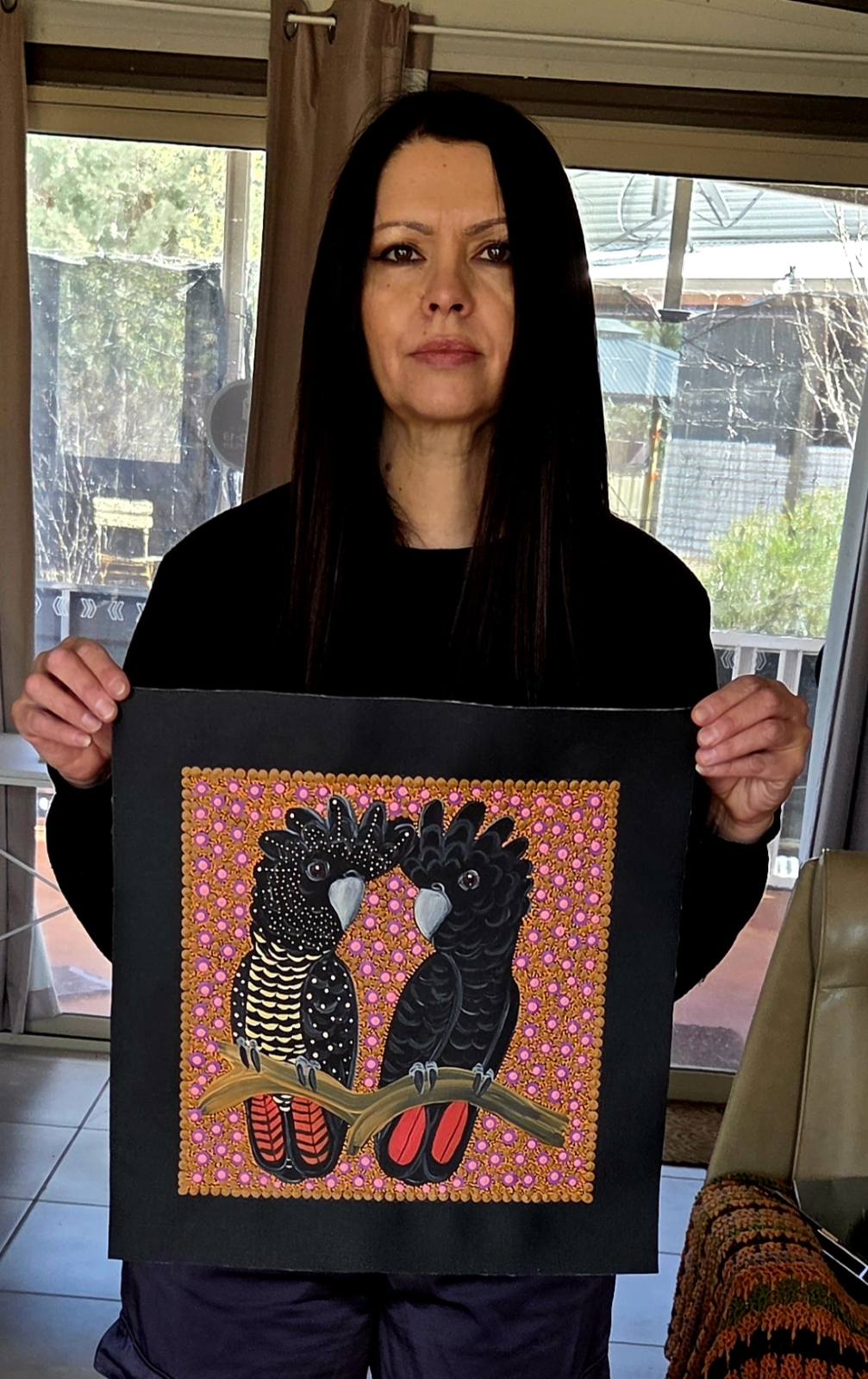 Kathleen Buzzacott - Redtail Black Cockatoos .41-9