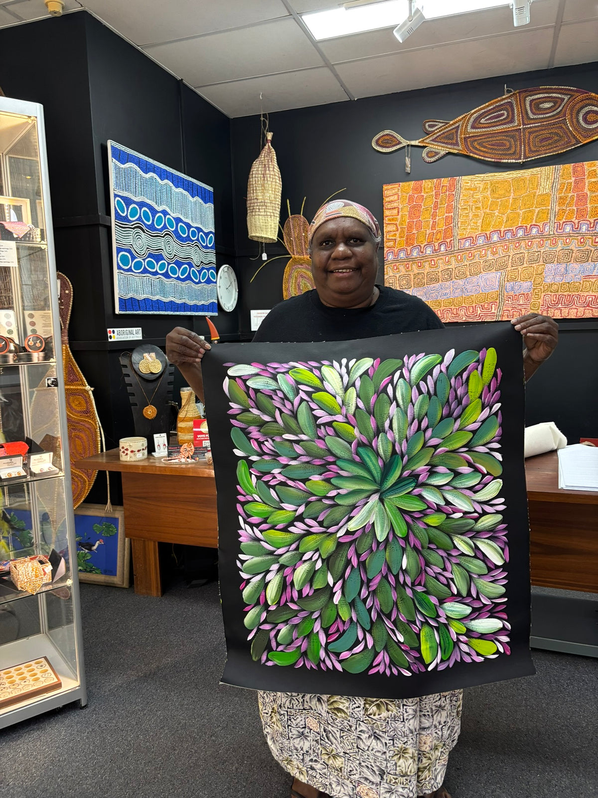 Louise Numina Napananka - Bush Medicine Leaves .43-11
