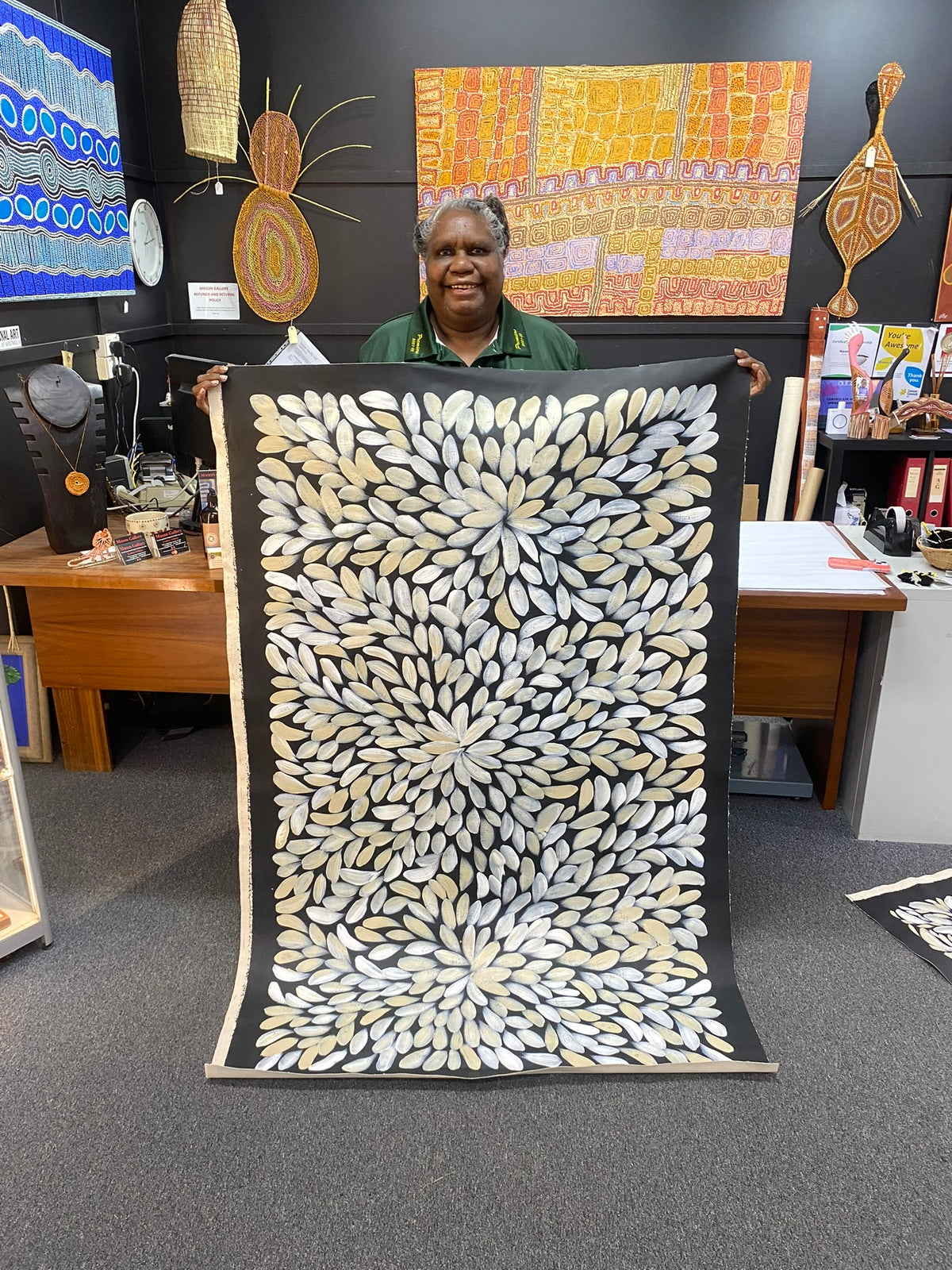 Louise Numina Napananka - Bush Medicine Leaves .43-17