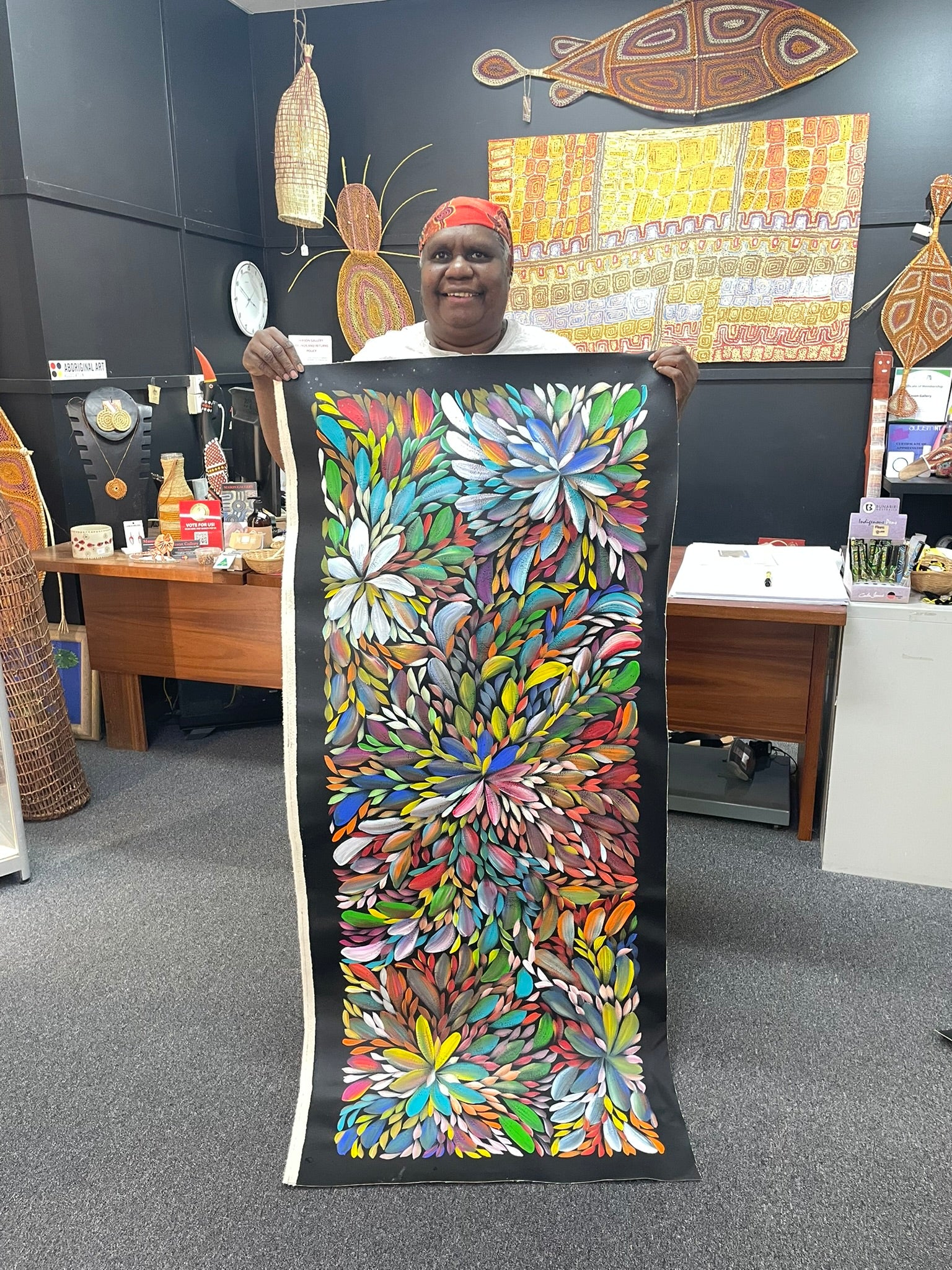 Louise Numina Napananka - Bush Medicine Leaves .43-3A