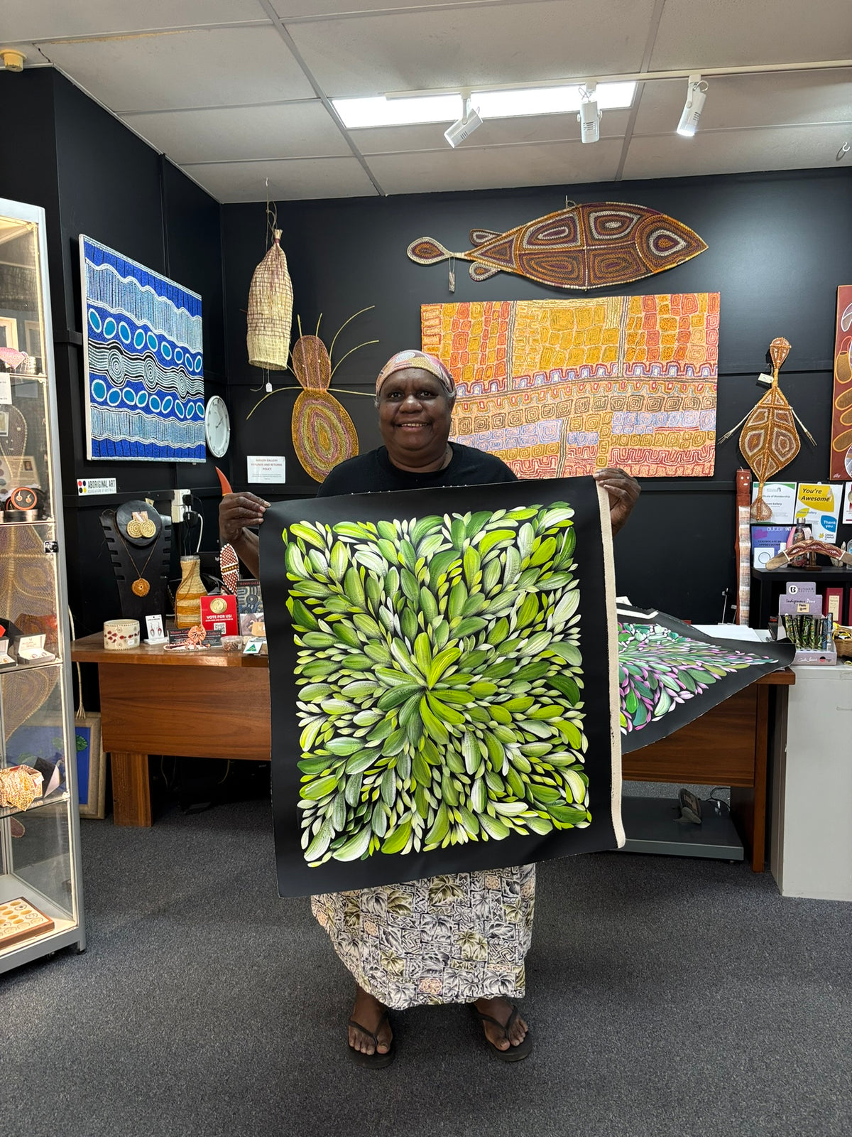 Louise Numina Napananka - Bush Medicine Leaves .43-9