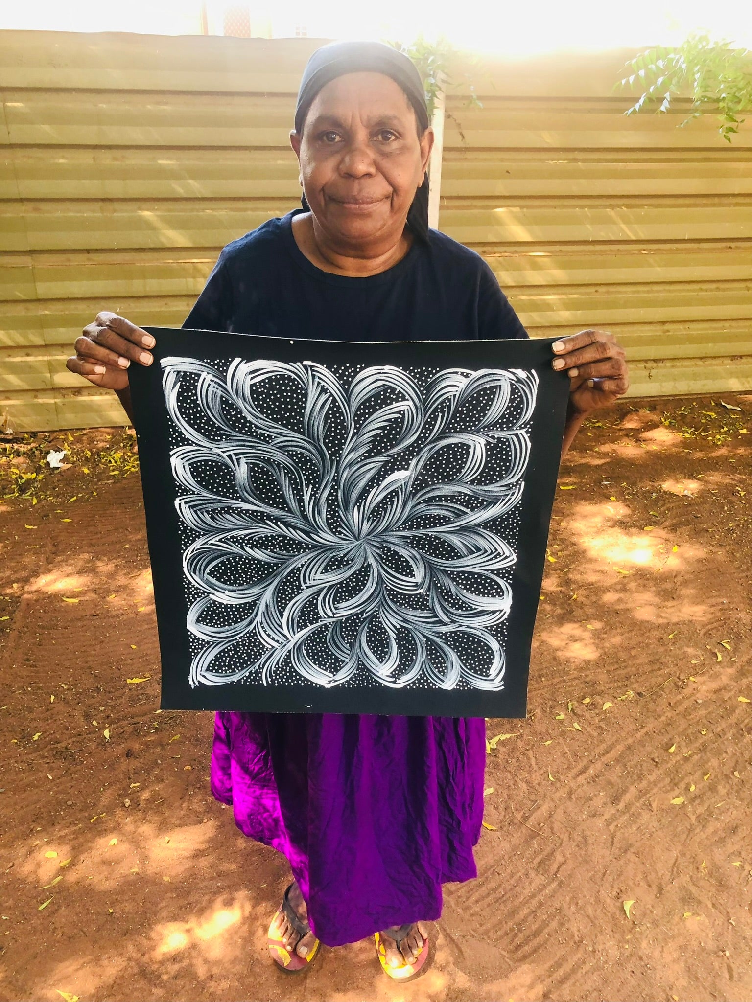 Selina Numina Kamprina - Bush Medicine Leaves with Seeds .44-22