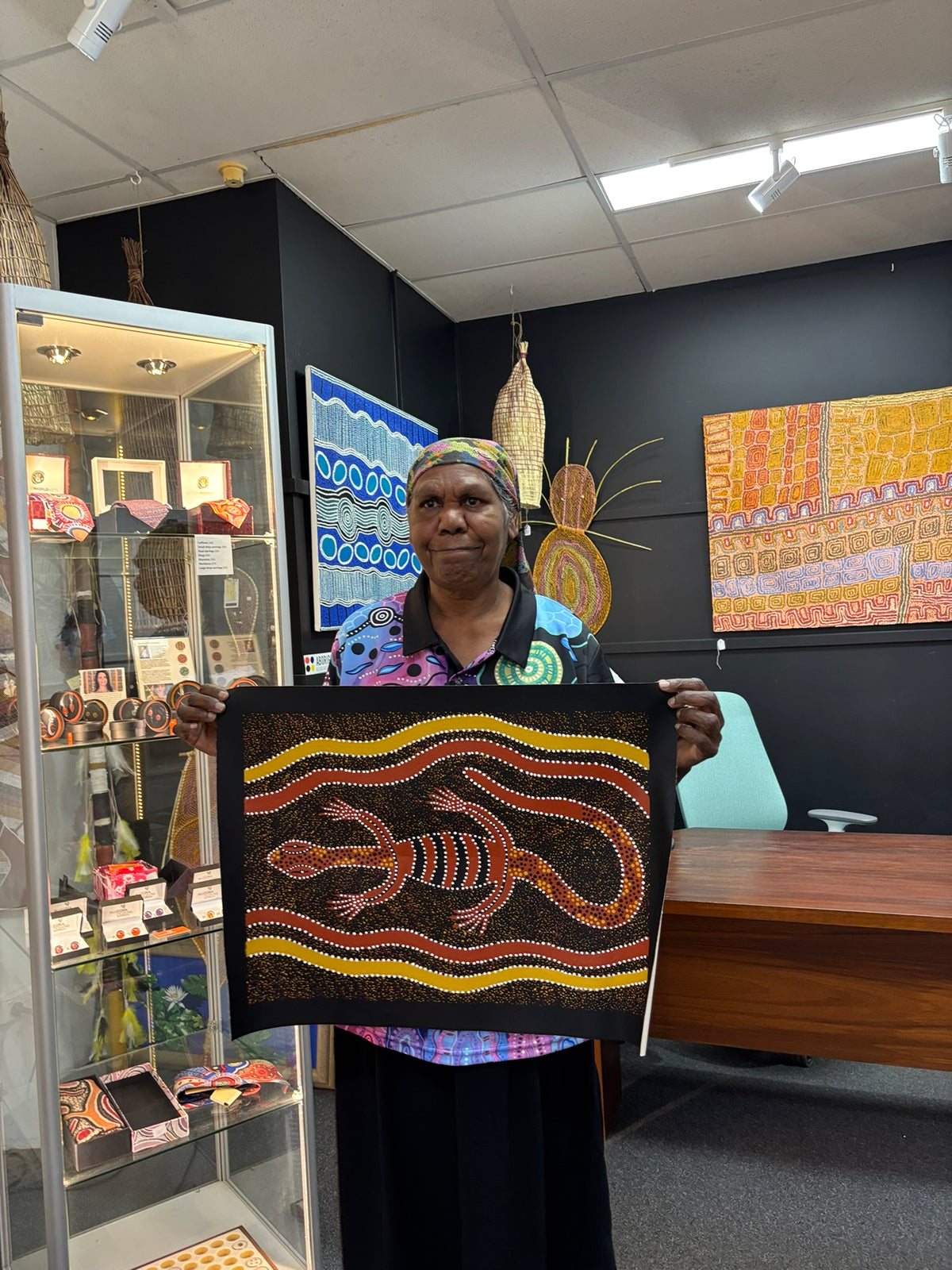 Jacinta Numina Waugh - Goanna Dreaming .46-15