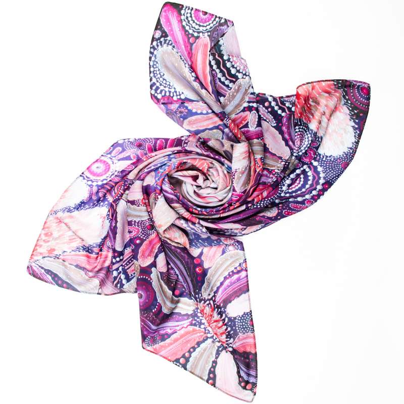 Silk Scarf - Chern'ee Sutton (Banksia)
