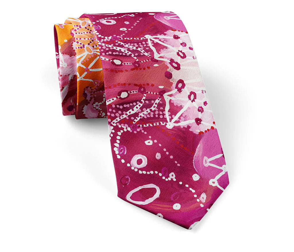 Silk Tie Set - Steven Nelson (Pink)