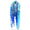 Organic Cotton Summer Scarf - Stephen Jupurrula Nelson Blue