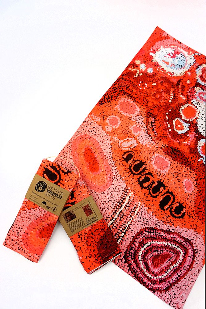 Cotton Tea Towel - Andrea Mimpitja Adamson - Seven Sisters