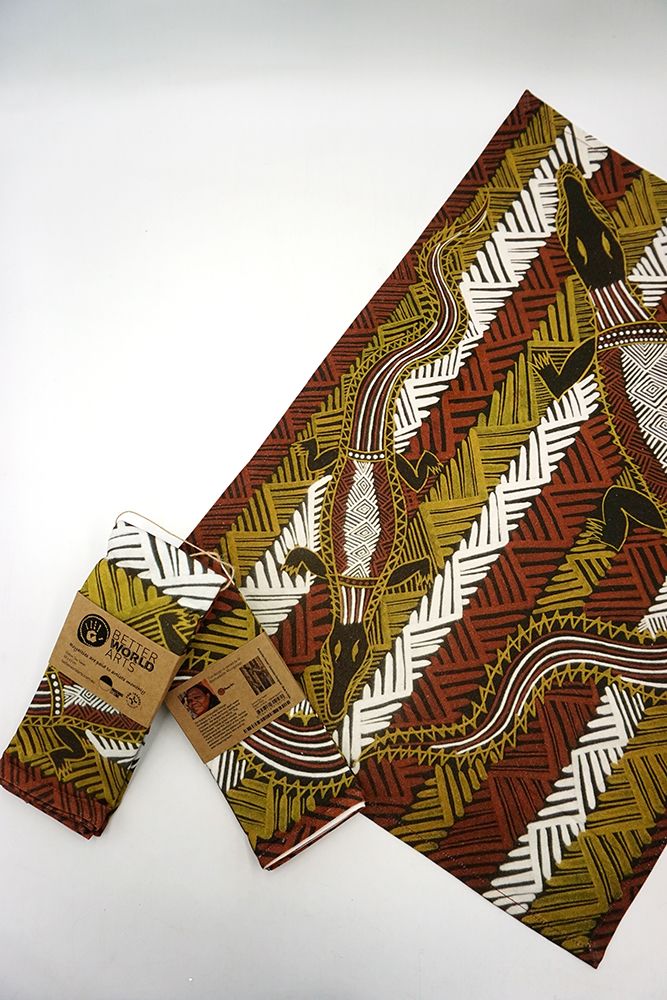 Cotton Tea Towel - Bernadette Mungatopi