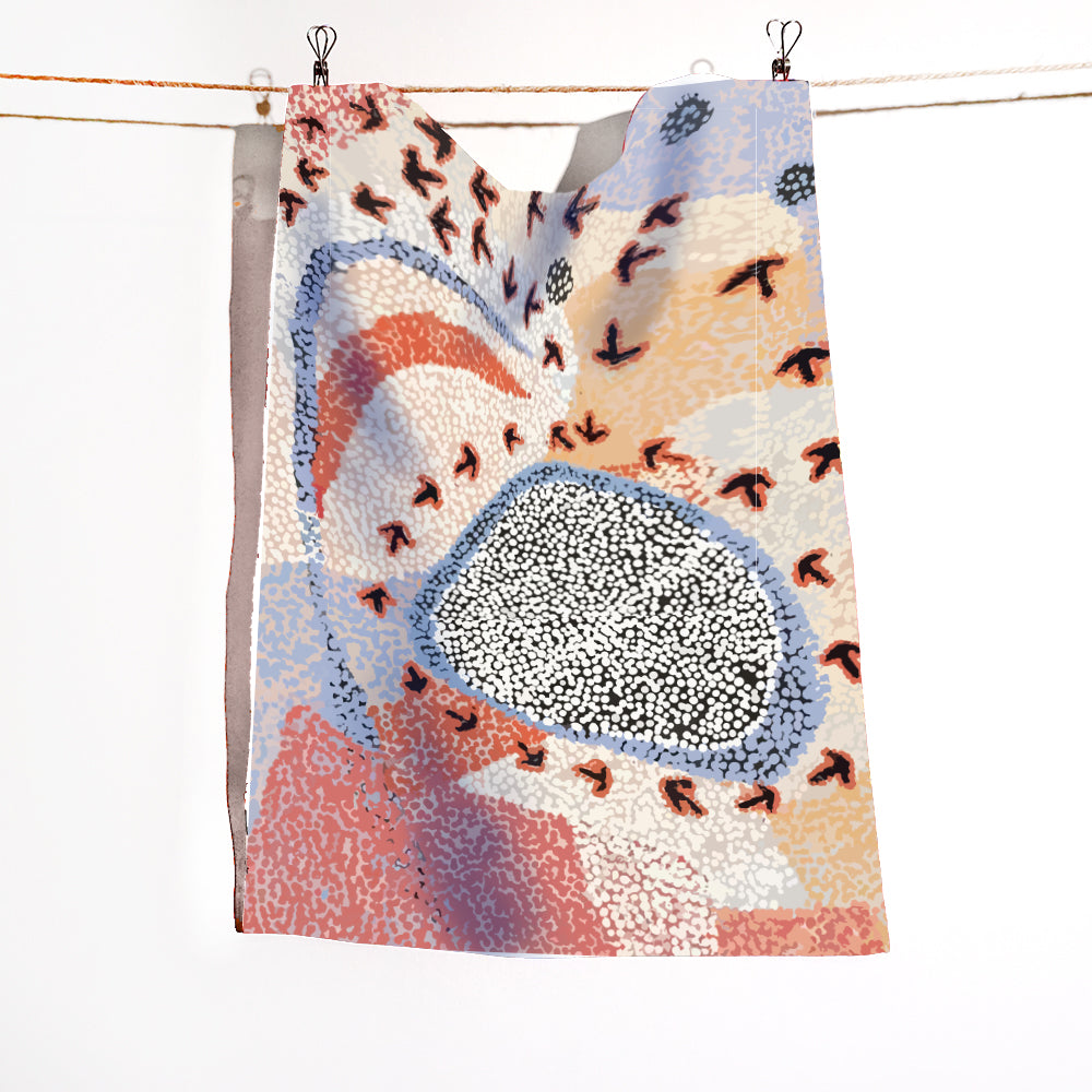 Cotton Tea Towel - Margaret Nangala Gallagher