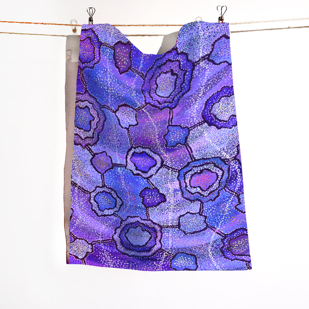 Cotton Tea Towel - Pauline Nampijinpa Singleton