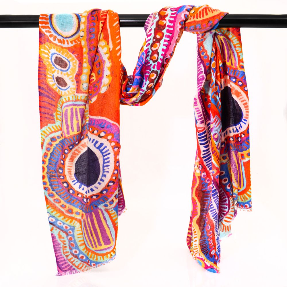 Wool & Silk Scarf - Murdie Nampijinpa Morris