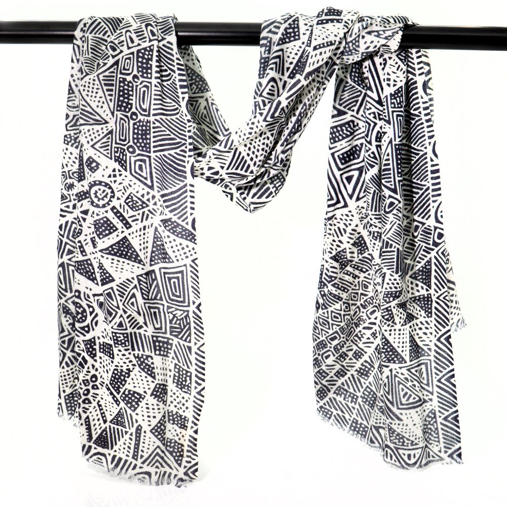 Wool & Silk Scarf - Simplicia Tipungwuti
