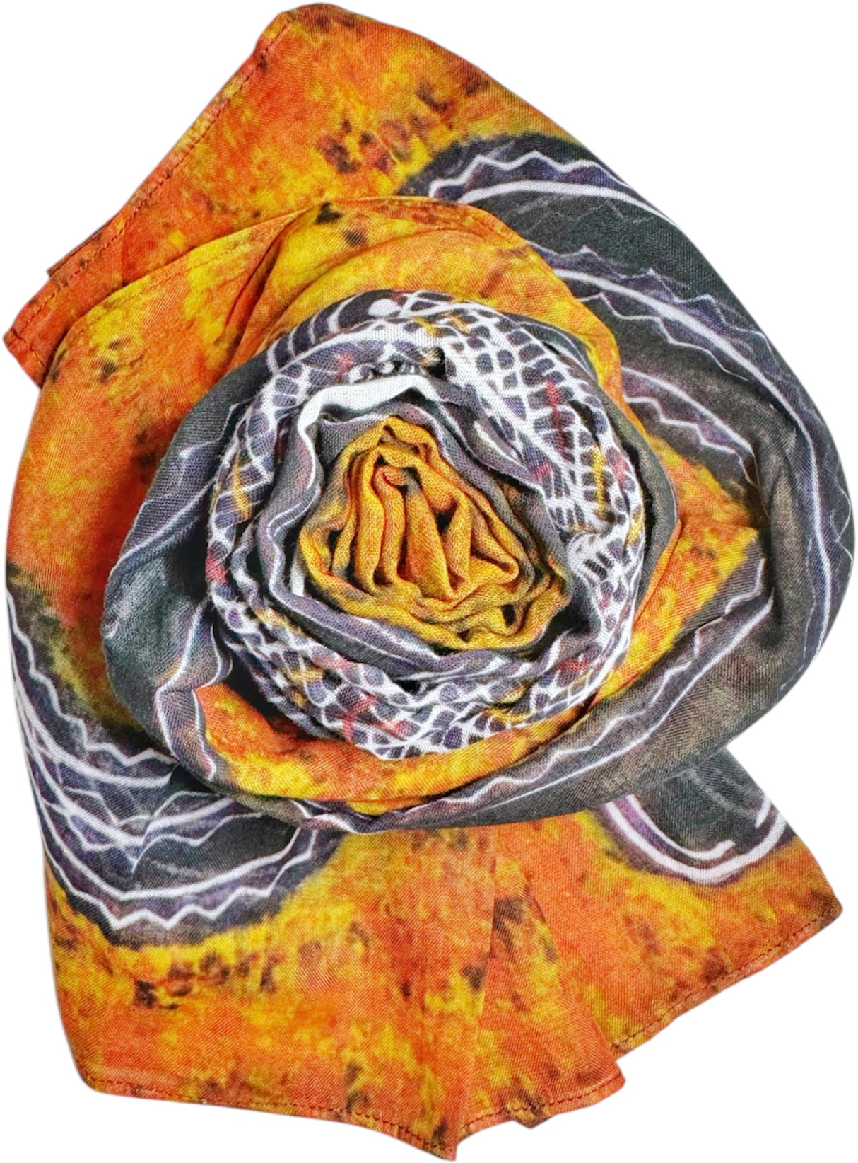 Organic Cotton Summer Scarf - Edward Malati Yunupingu