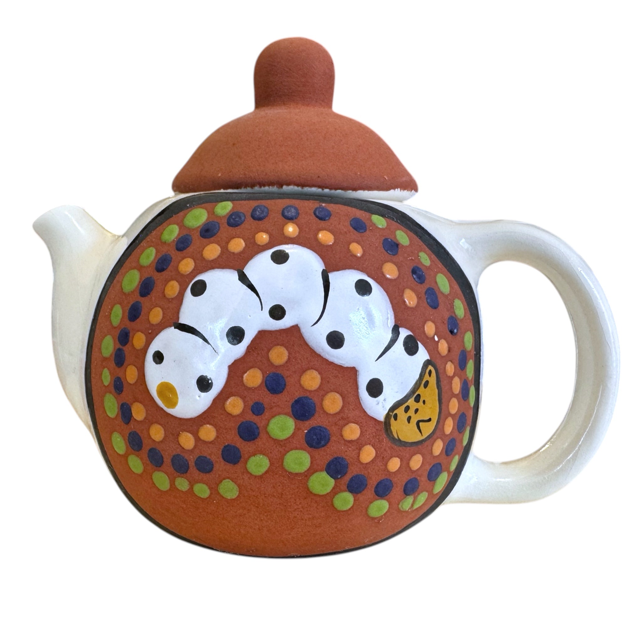 Tea Pot Small - Barbara Richards - Witchetty Grub .01