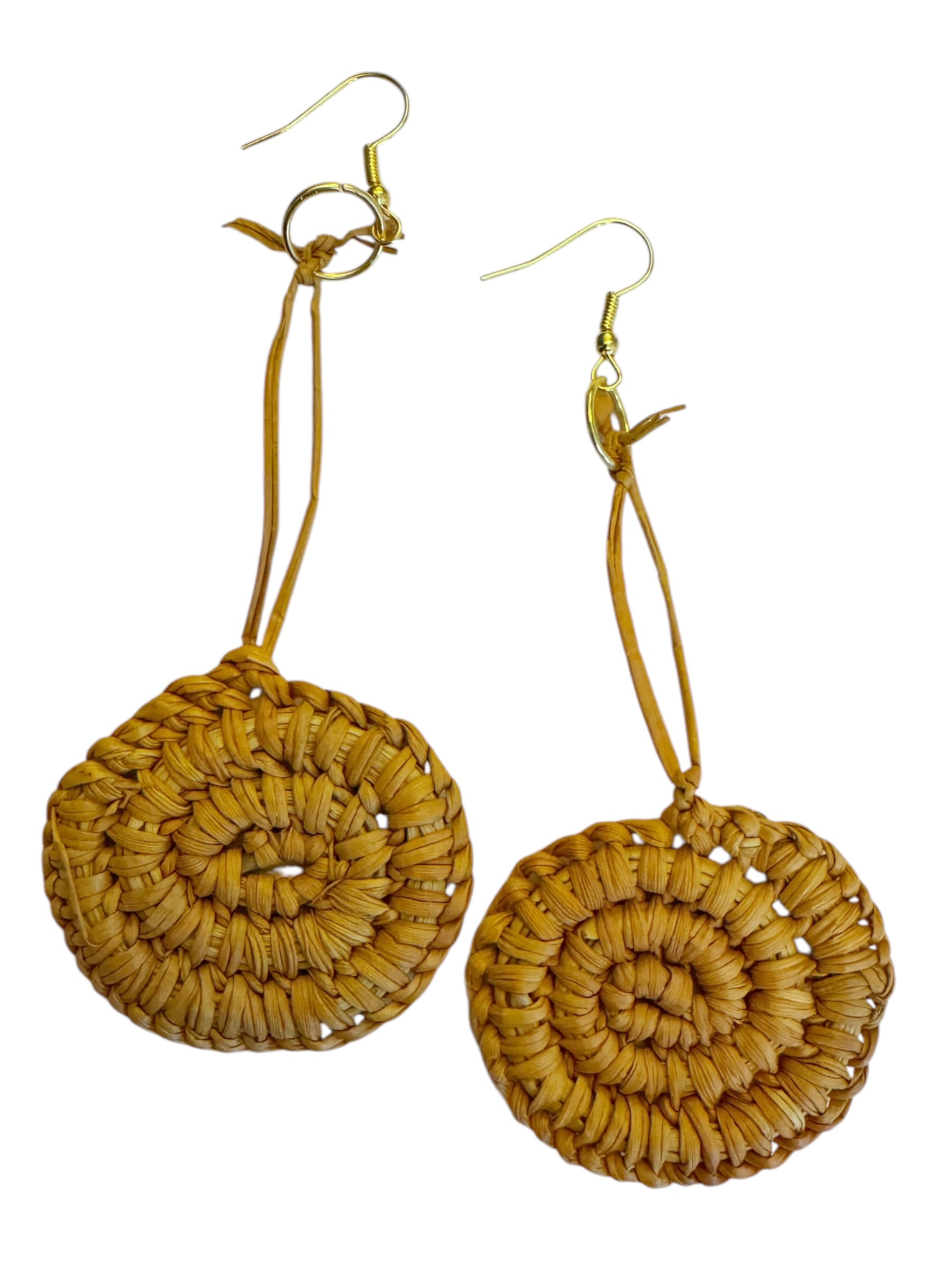 Pandandus Coil Earrings - Drop