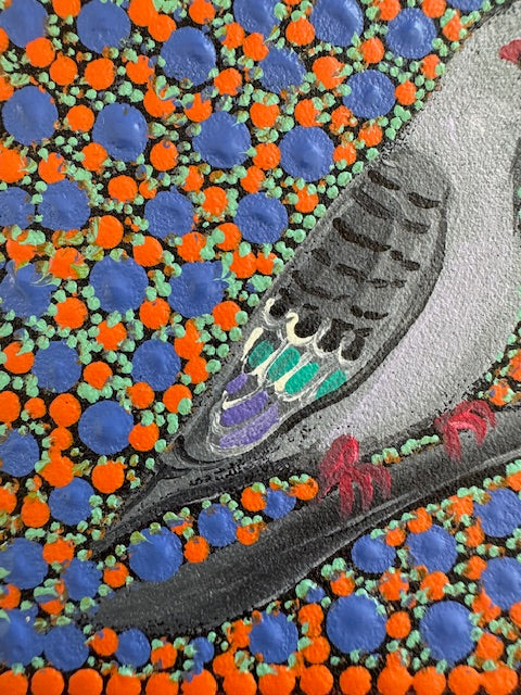 Kathleen Buzzacott - Top-Knot Pigeon - Small, Framed .405