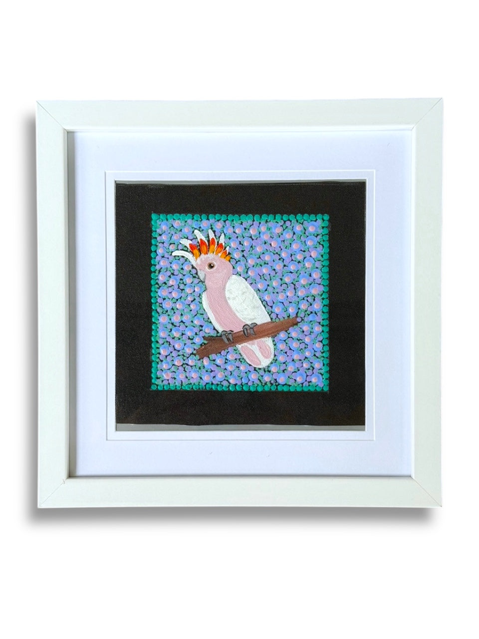 Kathleen Buzzacott - Major Mitchell's Cockatoo - Small, Framed .040